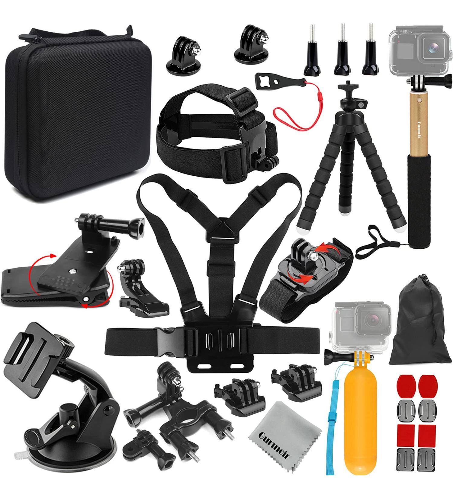 Action Camera Accessory Kit for GoPro, Insta360, DJI, AKASO - DT08 Bundle - Buy Online on GoSupps.com