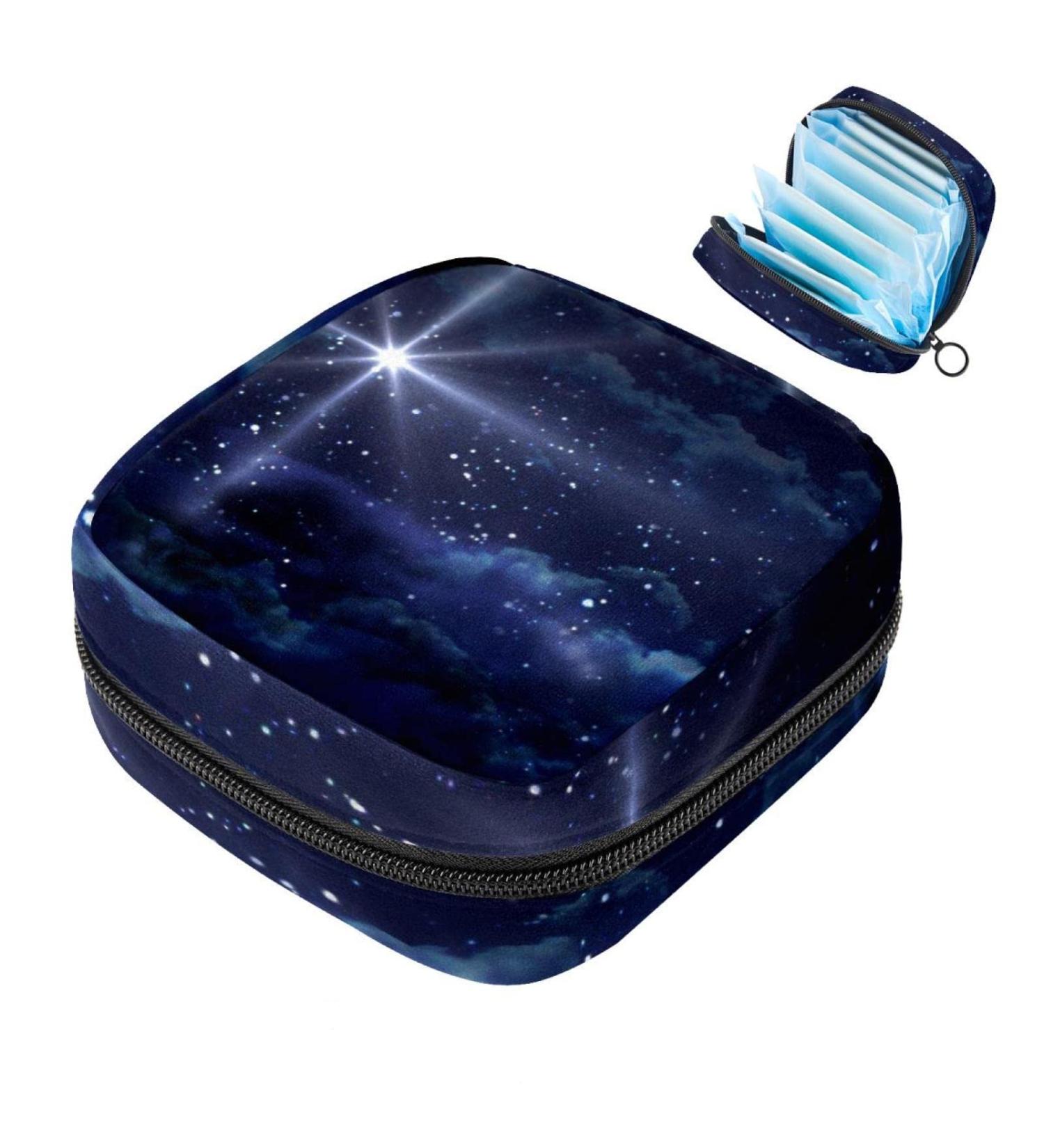 Women s Large Capacity Storage Bag for Menstrual Cups & Makeup - Starry Sky Organizer for Travel - Buy Online on GoSupps.com