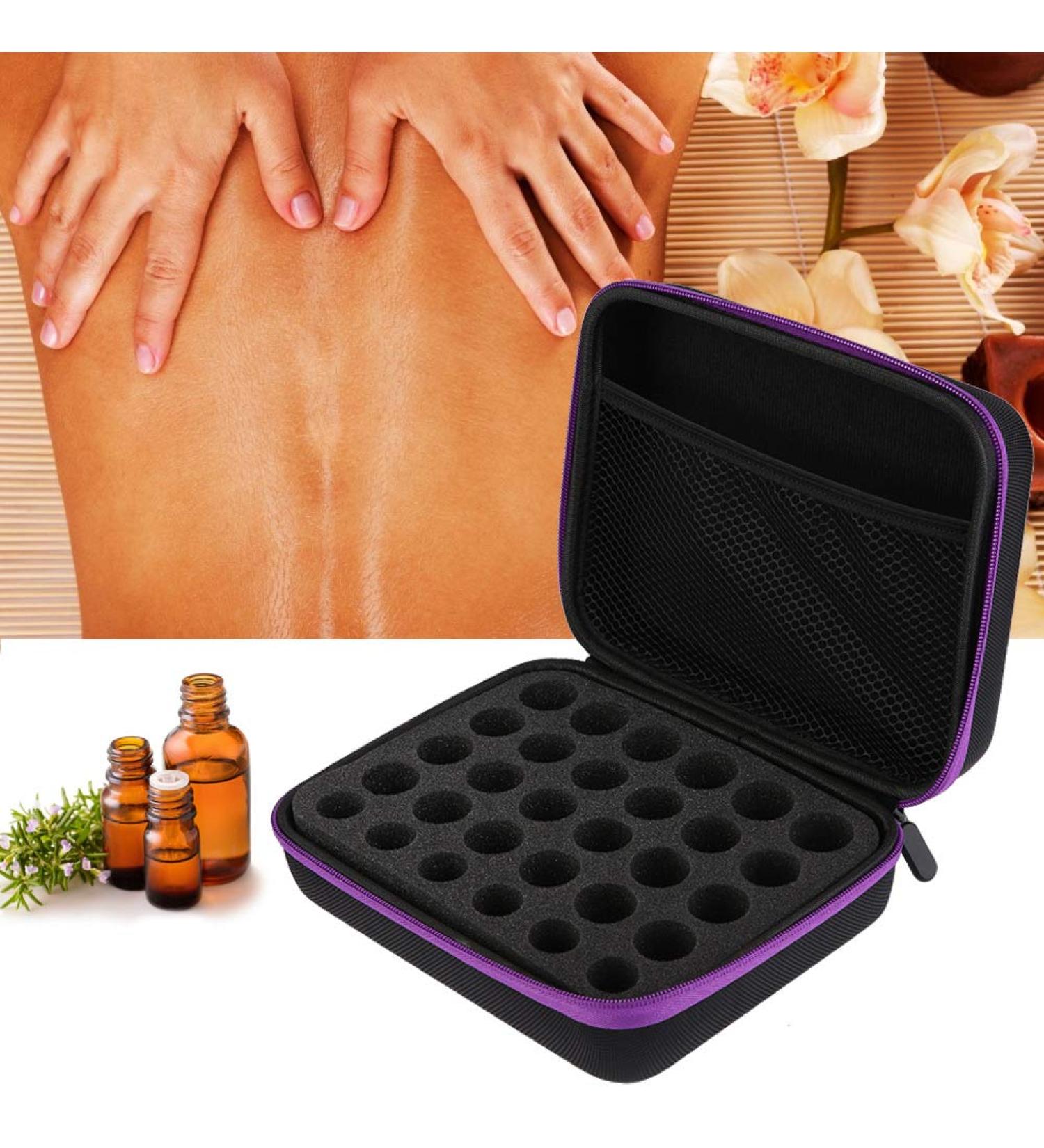 Buy Zerodi's Waterproof Essential Oils Handbag - Portable Aromatherapy Bag for 30 Bottles (Purple) | Durable & Protective Storage - Buy Online on GoSupps.com