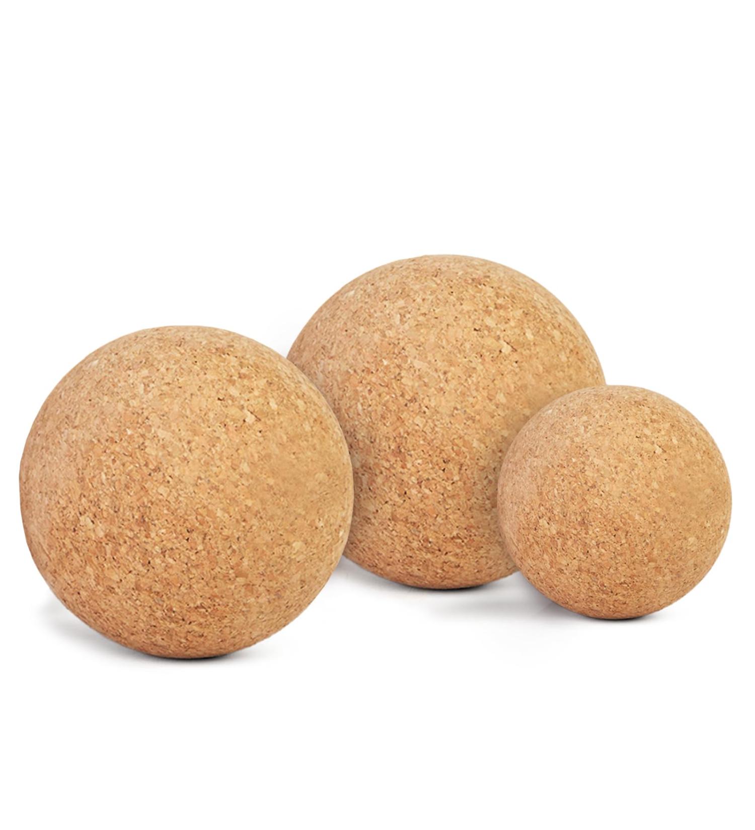 Natural Cork Yoga Studio Massage Ball - 3-4 cm Unbranded Perfect for Relaxation & Wellness - International Shipping - Buy Online on GoSupps.com