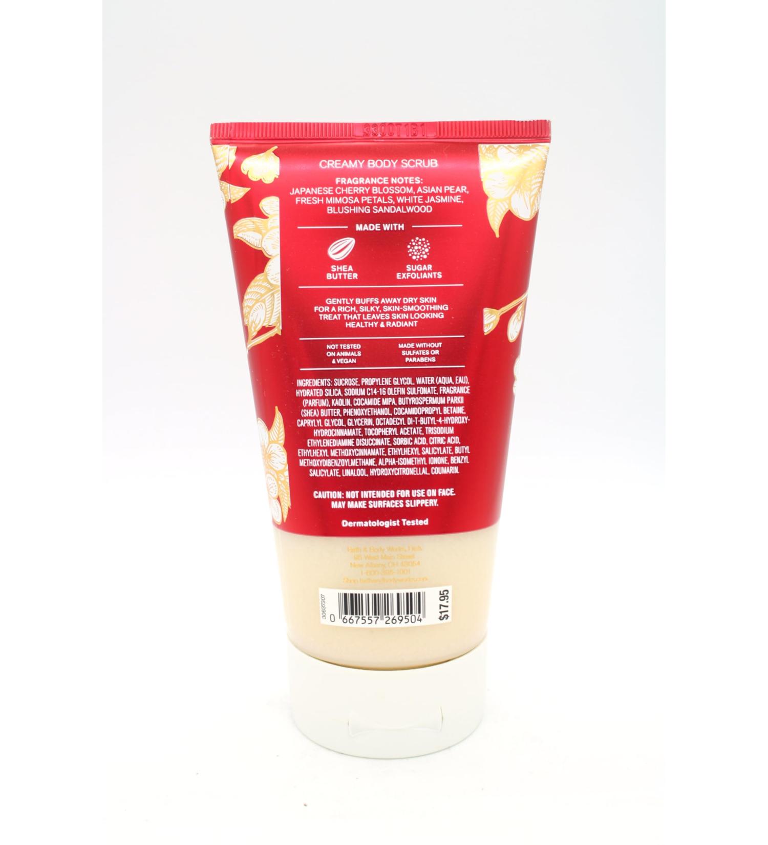 Japanese Cherry Blossom Bath and Body Creamy Body Scrub 8 oz