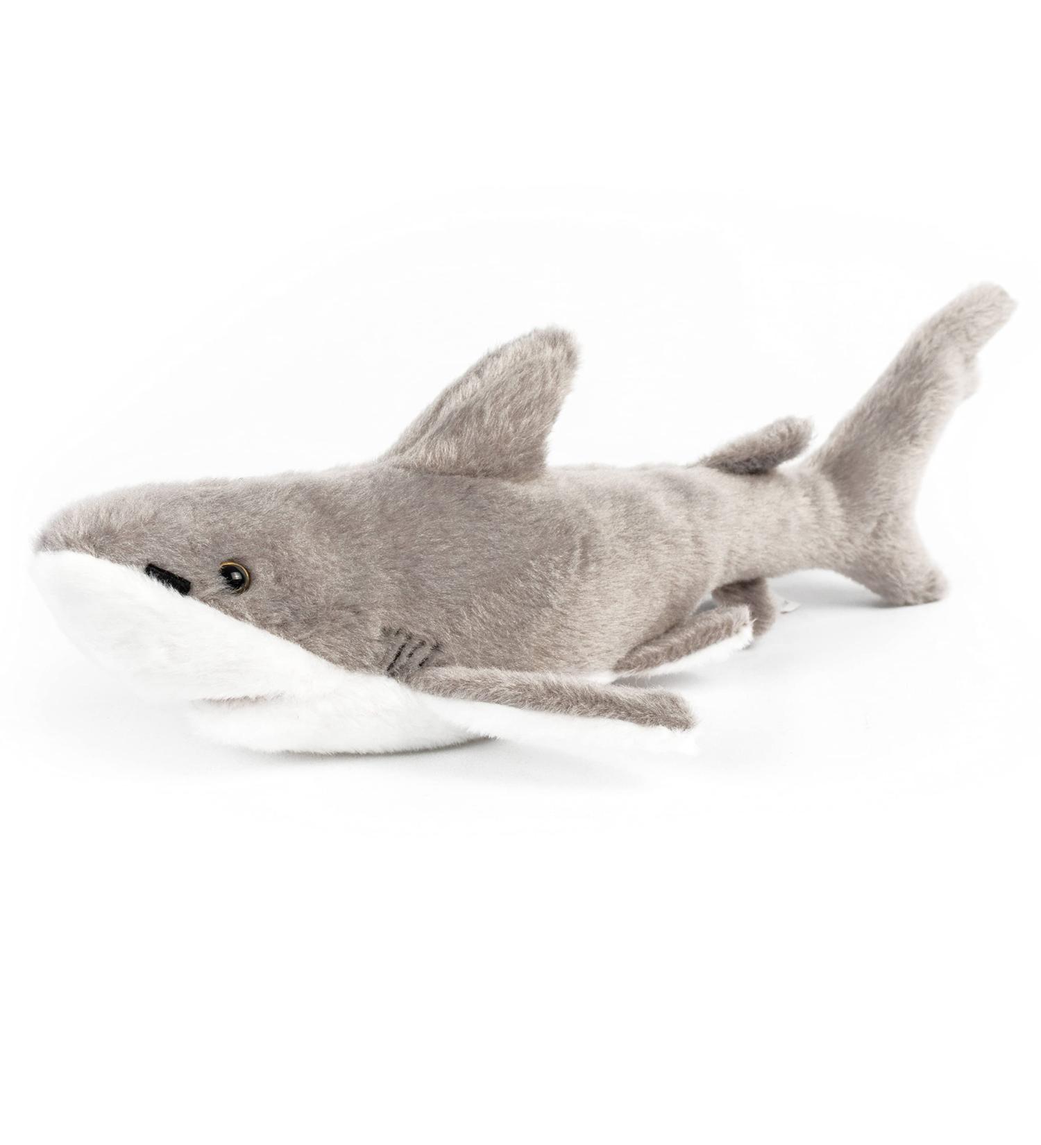 Zappi Co Plush Children's Toy - Safari Animals Collection (Mako Shark, 29cm) - Buy Online on GoSupps.com