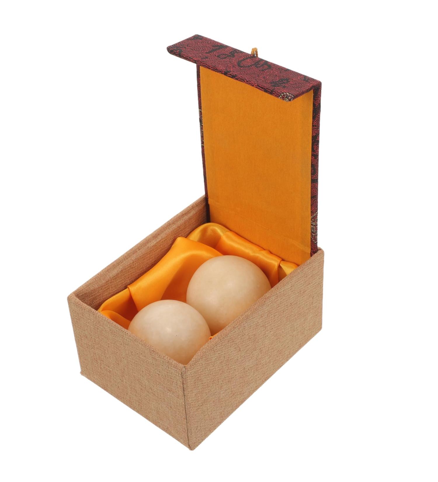 Buifulsic Jade Hand Exercise Balls Set - Small Baoding Massage Balls for Fitness & Hiking - Buy Online on GoSupps.com
