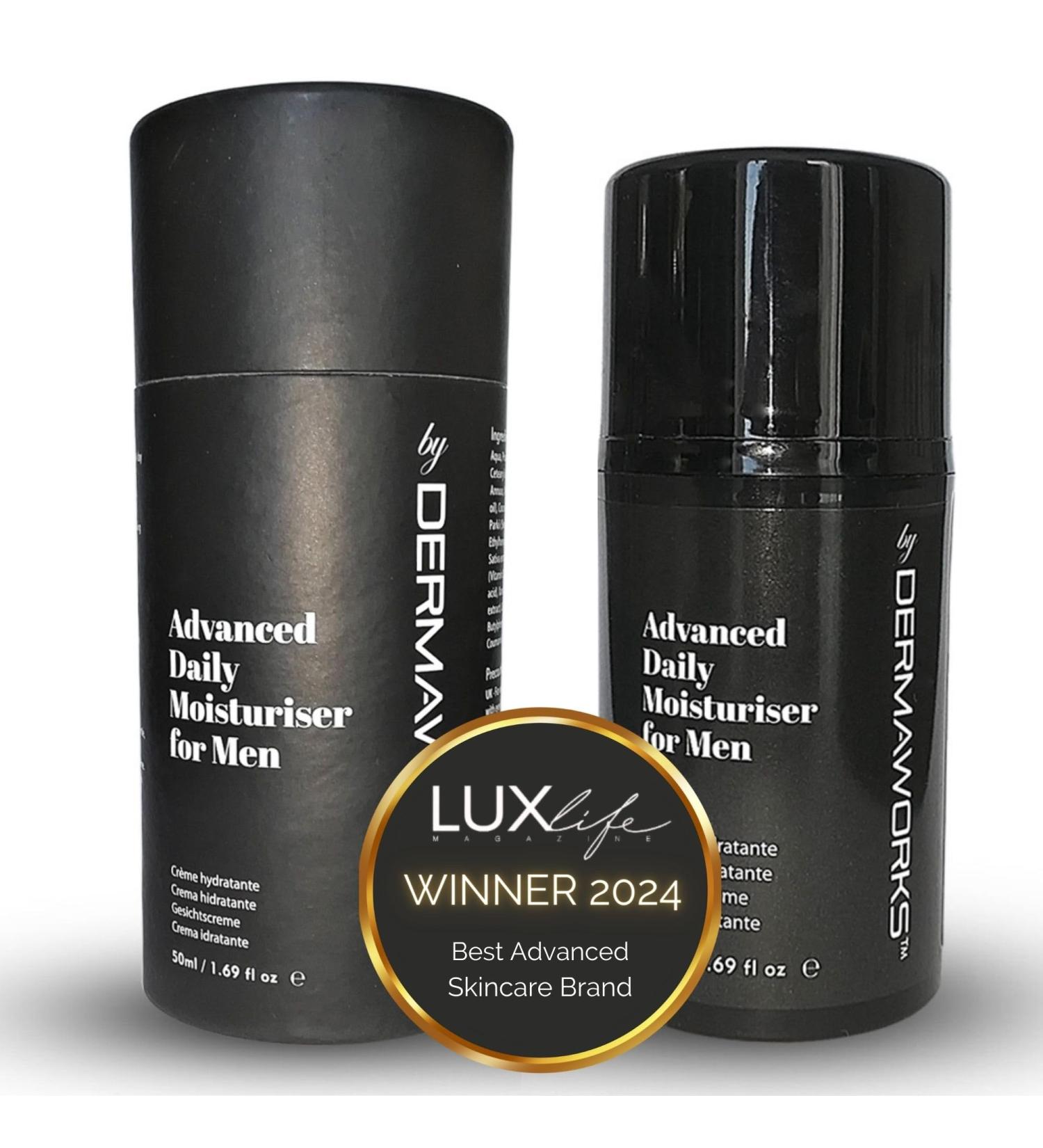 ADVANCED Moisturiser for men Face Moisturiser Men Anti aging Face Cream Men Hydrating Moisturiser for Dry Skin and Sensitive Skin with Vitamin E & Hyaluronic Acid Expert Formula Mens Skincare - Buy Online on GoSupps.com