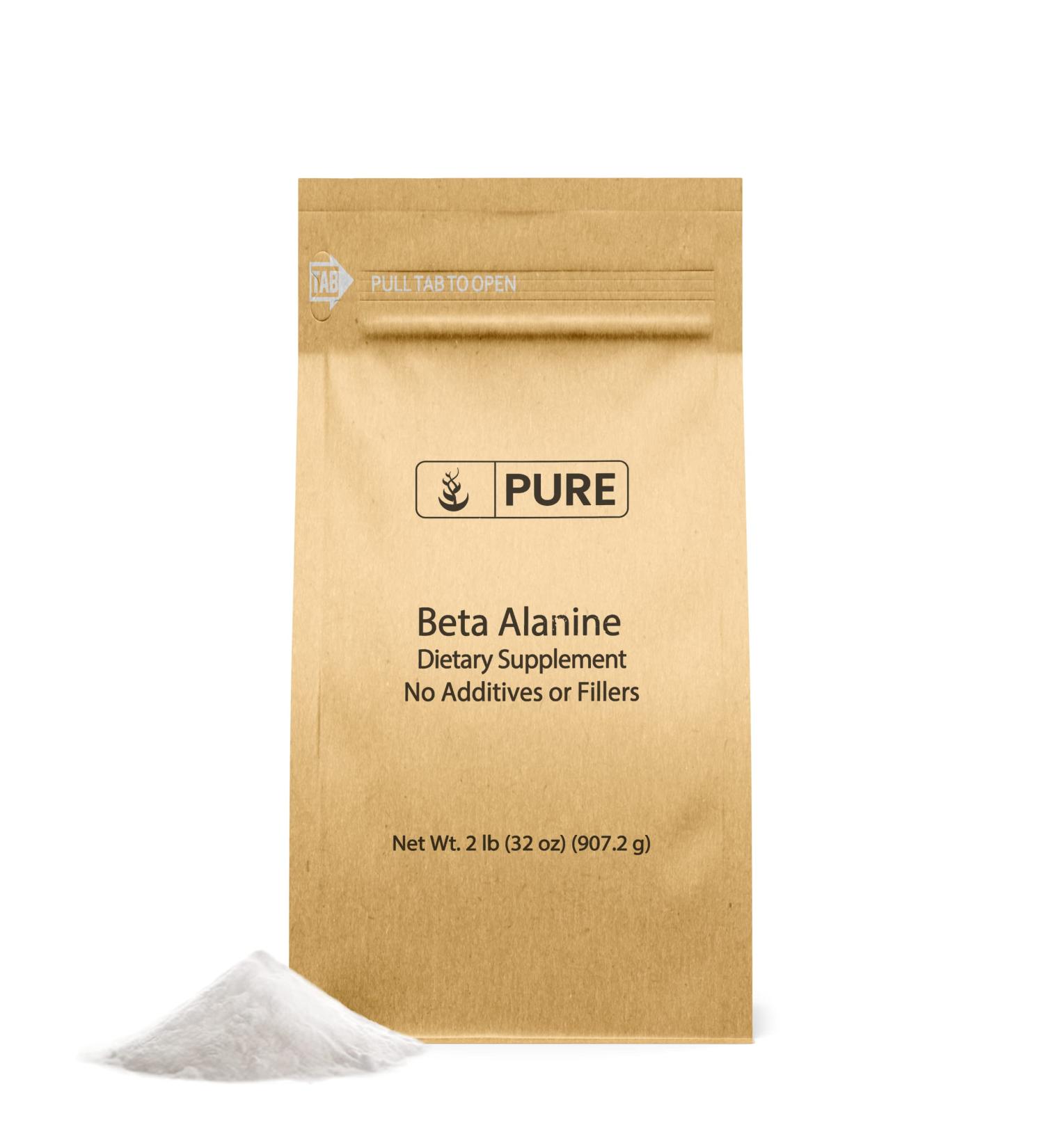 Beta Alanine Powder (2lb) Always Pure Non-Essential Amino Acid Gluten-Free Non-GMO 2 Pound (Pack of 1)