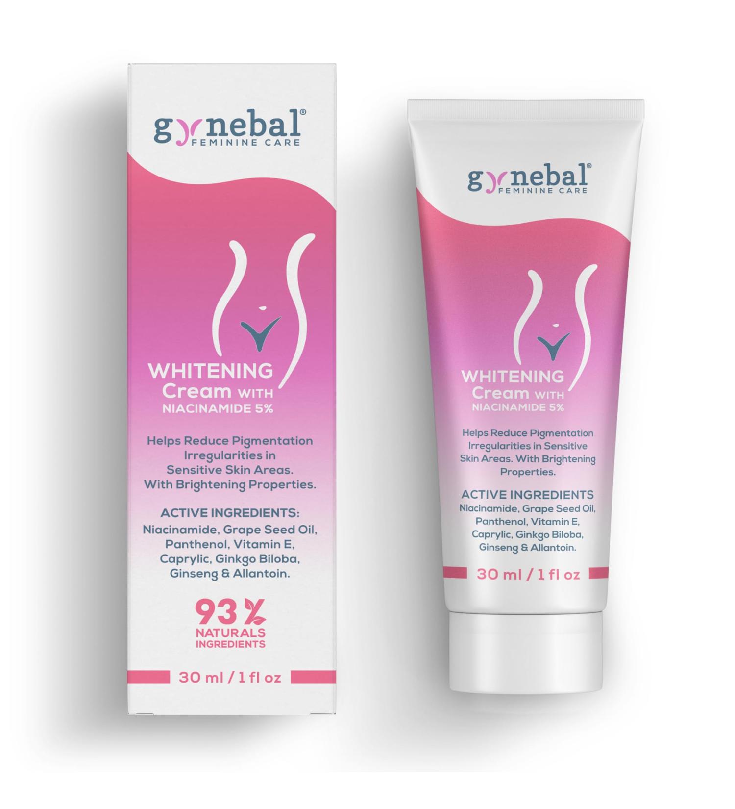  Gynebal GYNEBAL Depigmenting Cream with Niacinamide Lightening Anti-Spot and Gentle Intimate and Sensitive Areas Underarms Groin Elbows Knees Hands and Melasma 30 ml - Buy Online on GoSupps.com
