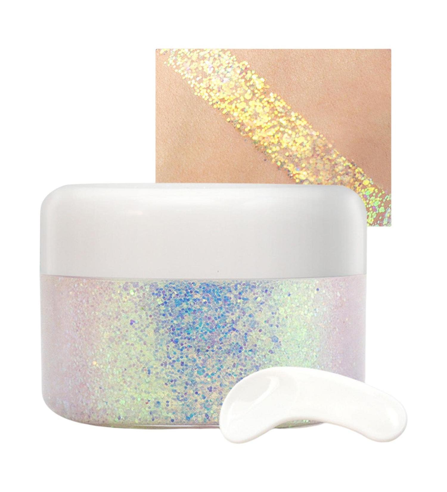 Hair Gel - Makeup for Face Body and Hair Sparkling Mermaid Sequins Chunky Makeup for Face Festival Hair Body Accessories Fulenyi 03# - Buy Online on GoSupps.com