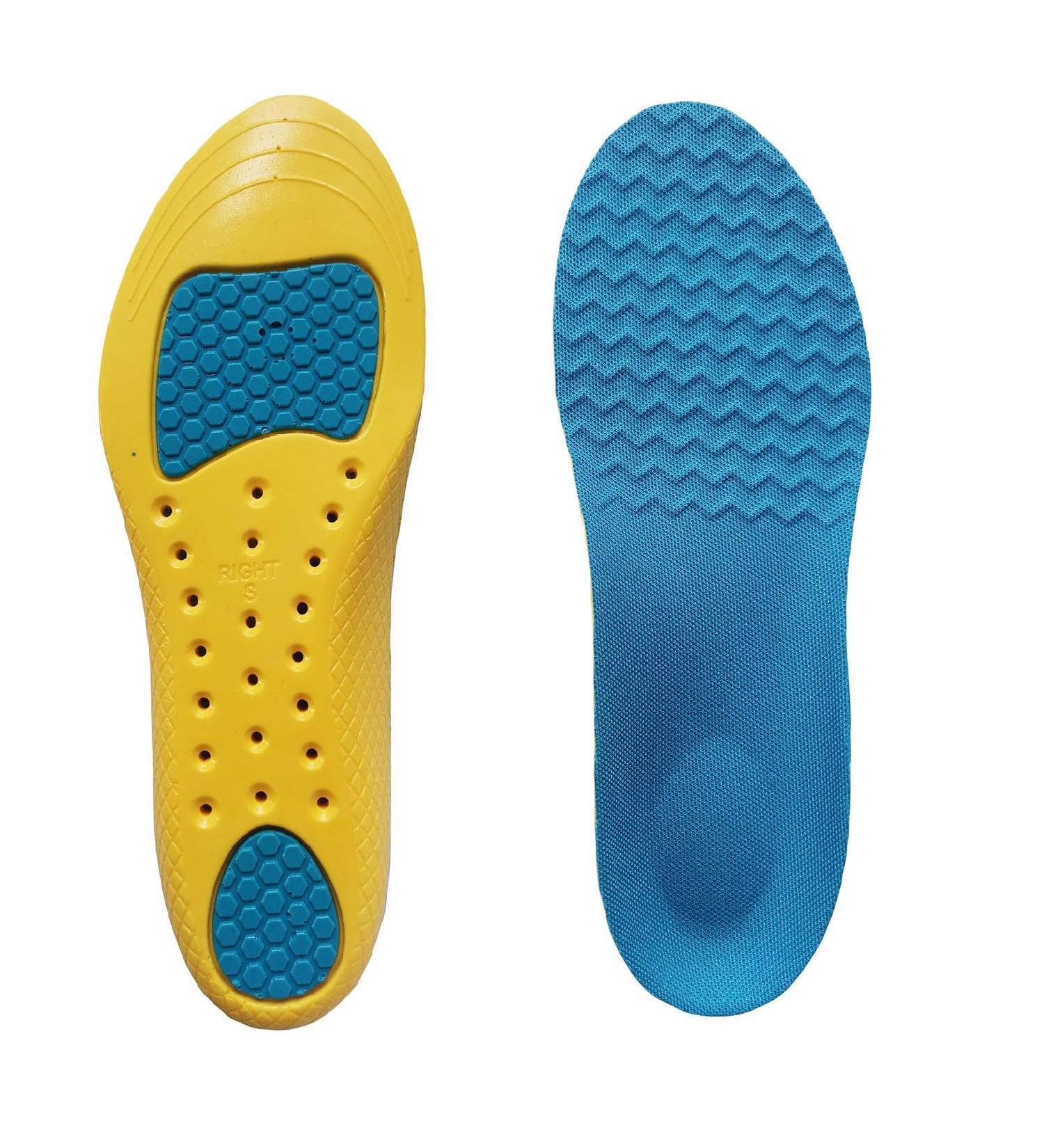Insoles for Men & Women - Shock Absorption Comfort Inserts for Running Walking Hiking & All-Day Support - Buy Online on GoSupps.com