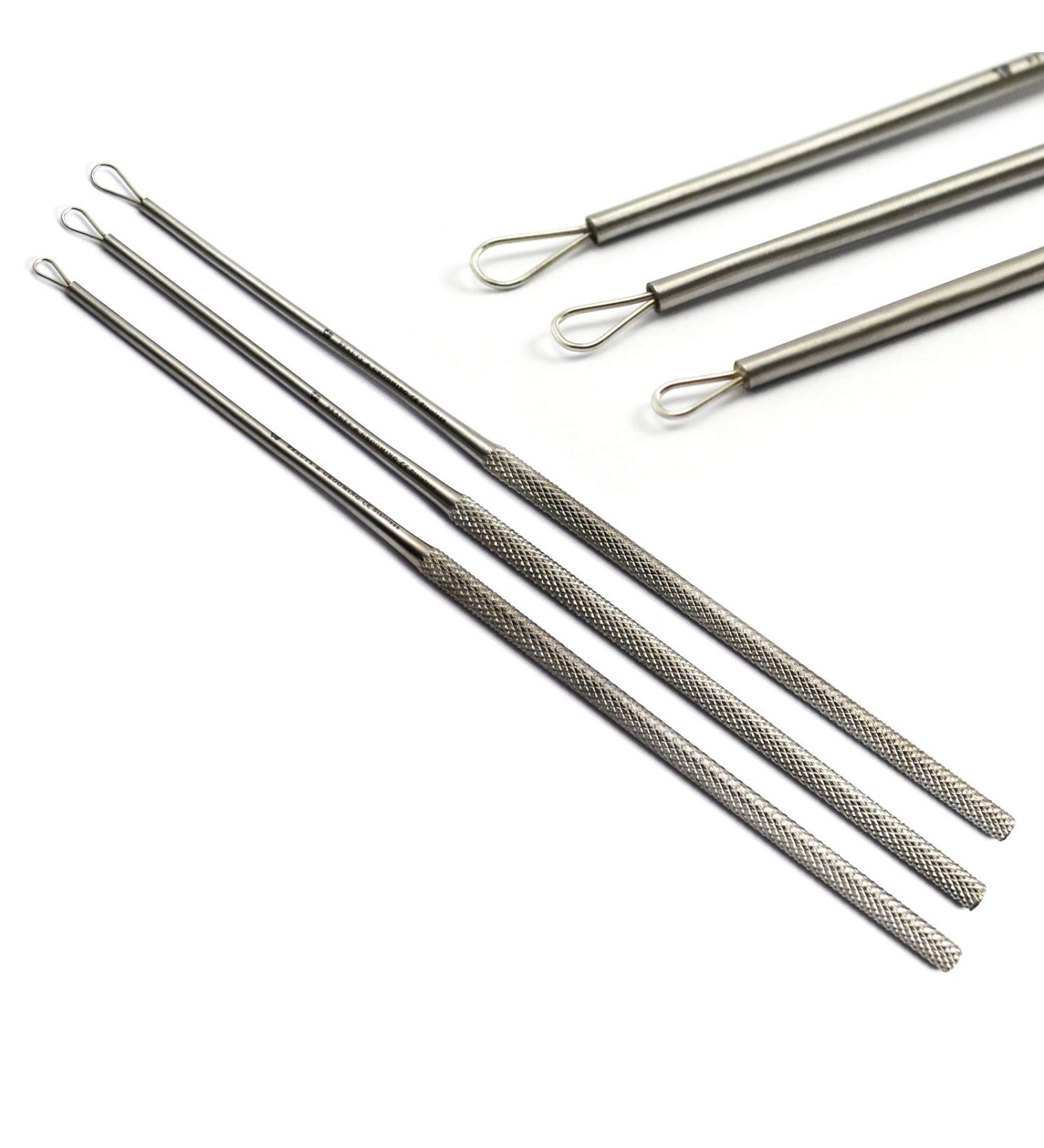 Set of 3 Medical Ear Wax Removal Kit Ear Cleaner & Curette Remover Tools - Buy Online on GoSupps.com