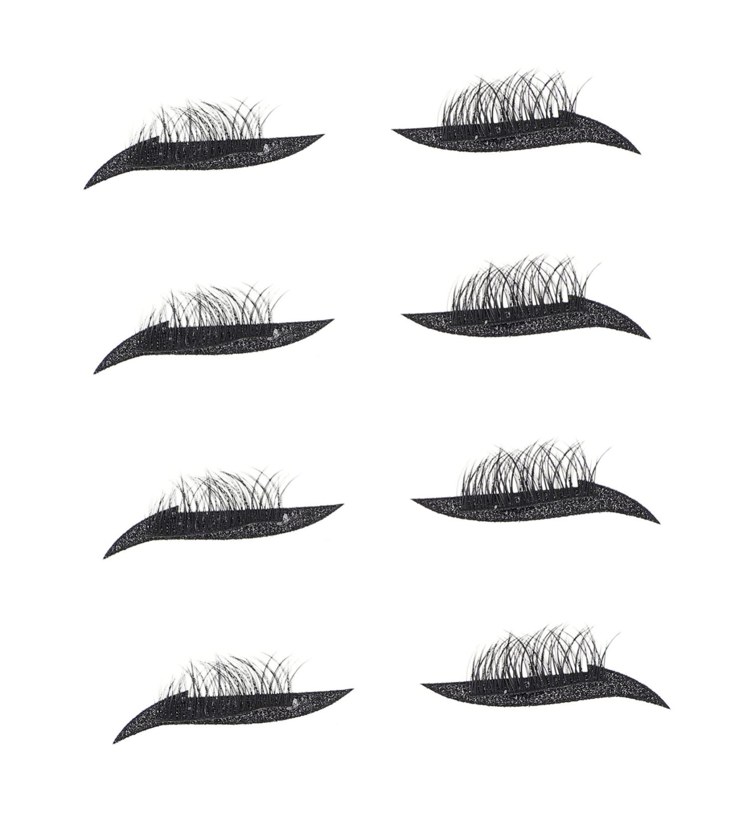 Beavorty 4 Pairs False Eyelashes Eye Makeup Sticker Eyeliner Decal stick on liner and lashes Eyeliner Eyelash Stickers Eyeliner Tape Sticker double eyelid sticker plastic make up - Buy Online on GoSupps.com