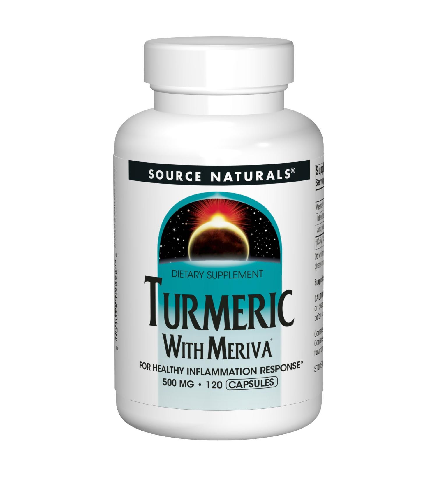 Source Naturals Meriva Turmeric Complex 500mg â€“ 120 Capsules for Joint Support & Immune Boost - Buy Online on GoSupps.com