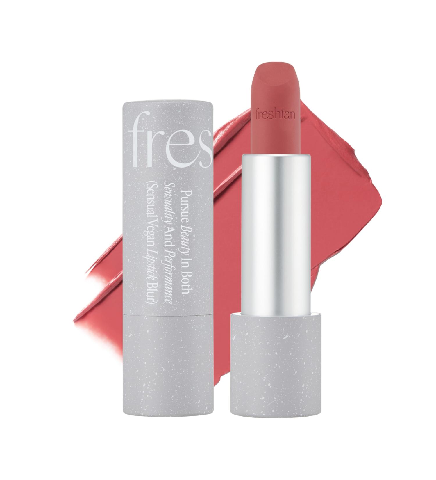 Sensual Vegan Lipstick Blur (08 Sensitive) | Long-Lasting Matte Formula | Lightweight Korean Makeup with Shea Cocoa Butter | 0.12oz - Buy Online on GoSupps.com