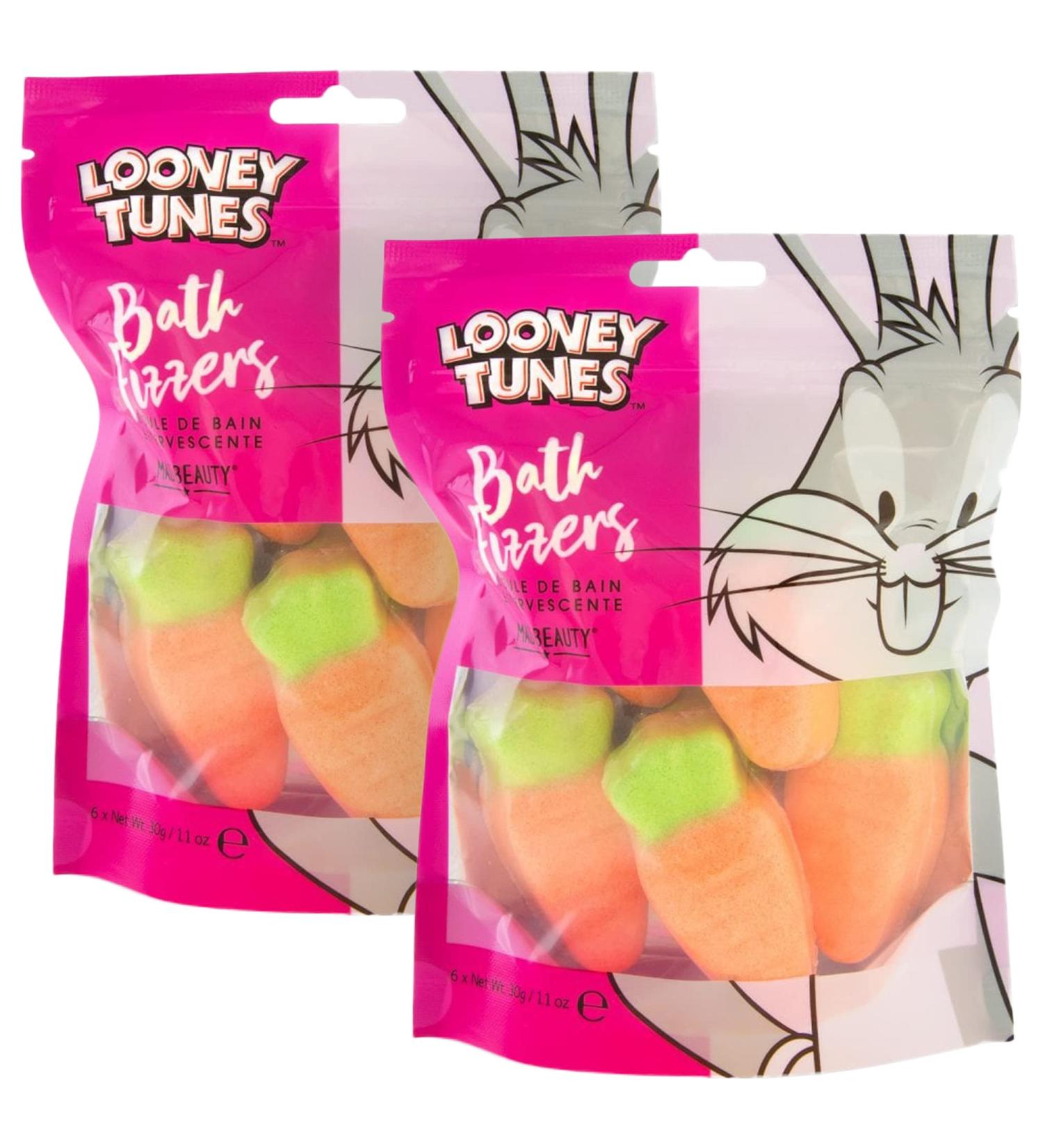 MAD Beauty Looney Tunes Bugs Bunny Carrot Bath Fizzers - 2 Pack Pampering Bath Bombs - Buy Online on GoSupps.com