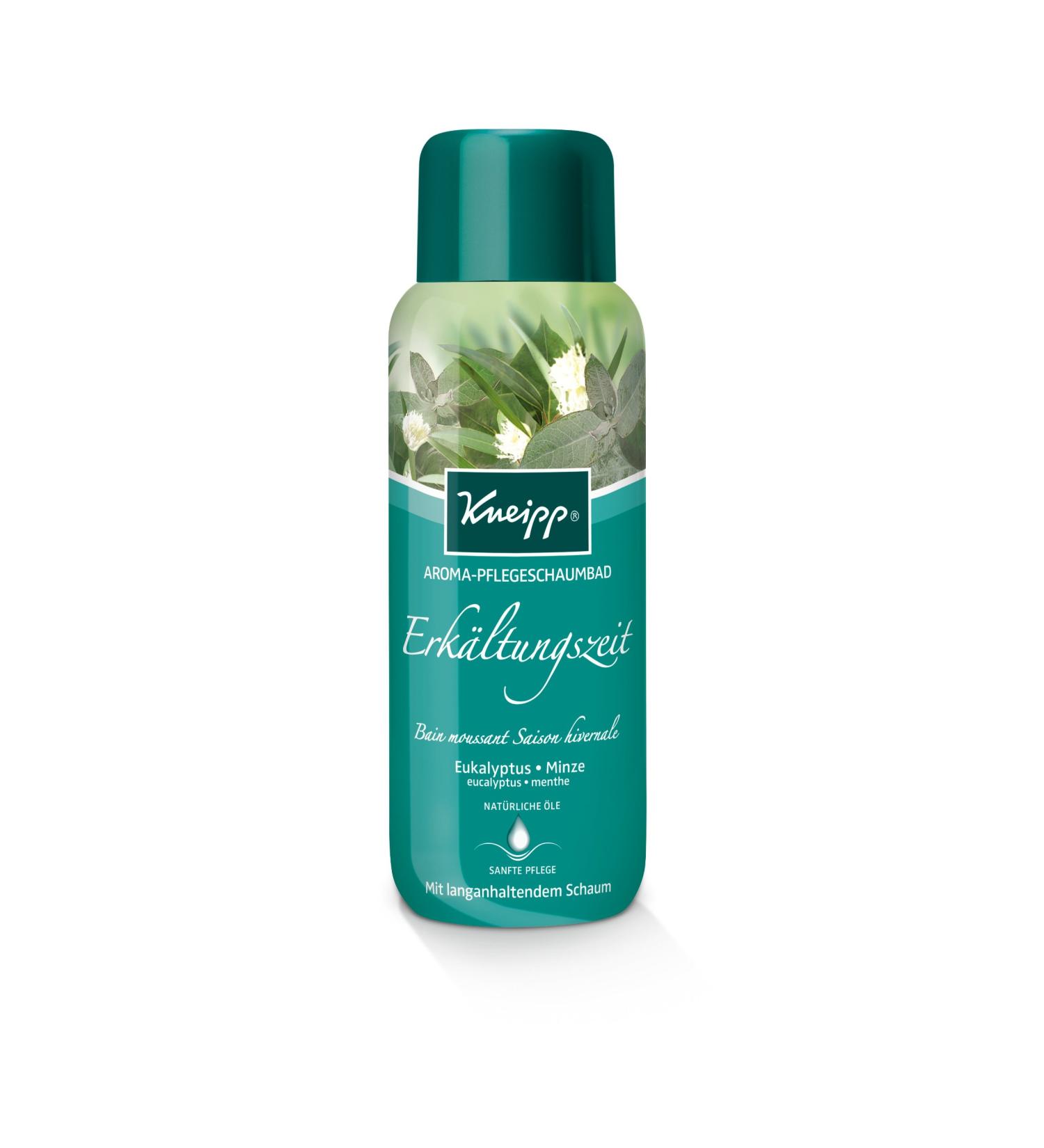 Kneipp Aroma Care Foam Bath Cold Season - Eucalyptus Mint 400 ml | Soothing Aromatherapy for Winter Relief - Buy Online on GoSupps.com