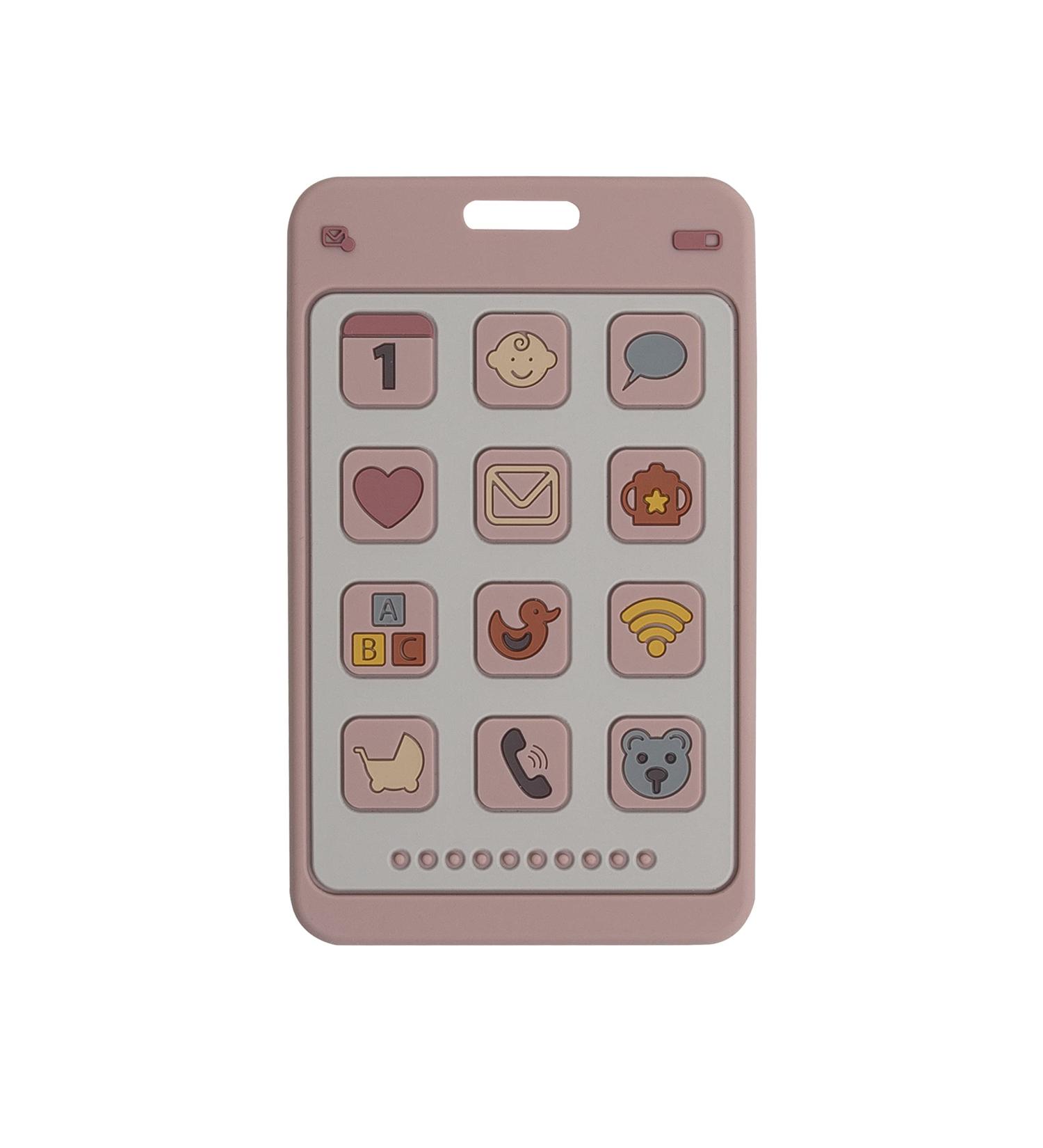 Reece Studio Phone Teether - BPA Free Silicone Teething Toy for Soothing Gums | Baby Travel Accessories - Buy Online on GoSupps.com