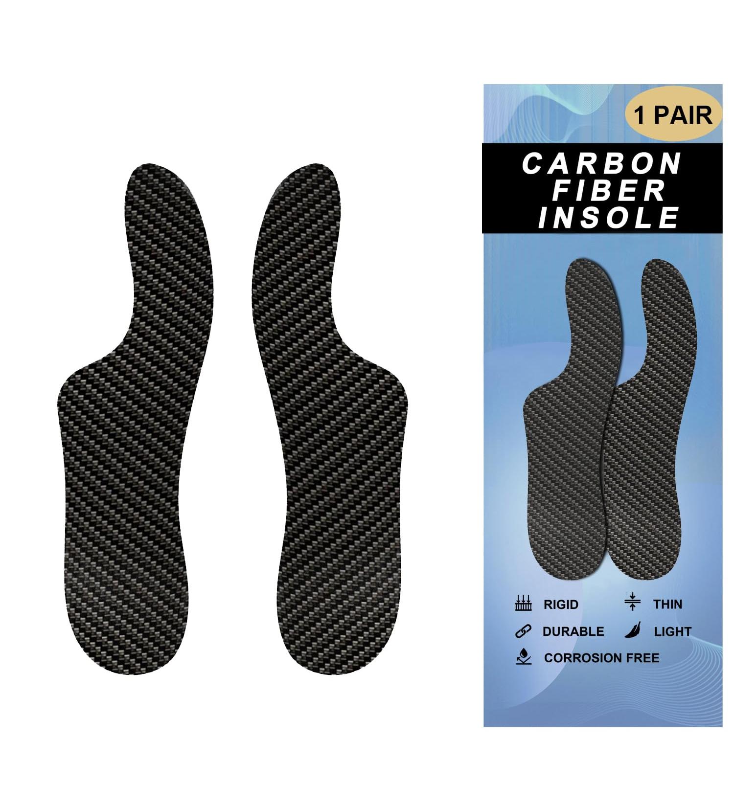 Carbon Fiber Orthotic Insoles for Turf Toe & Foot Arthritis - Rigid Shoe Inserts for Pain Relief | International Shipping Available - Buy Online on GoSupps.com