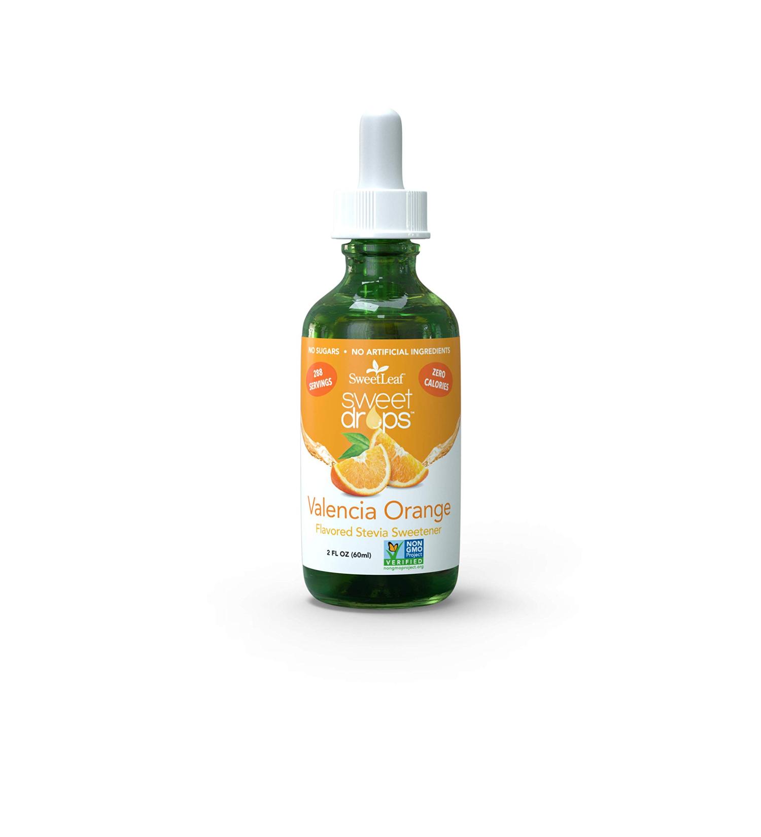 SweetLeaf Sweet Drops Valencia Orange Liquid Stevia Sweetener - Orange Stevia Drops  Zero Calories  Zero Sugar  Non-GMO  Gluten-Free  Keto Friendly  Flavor Drops Stevia - 2 Fl Oz - Buy Online on GoSupps.com