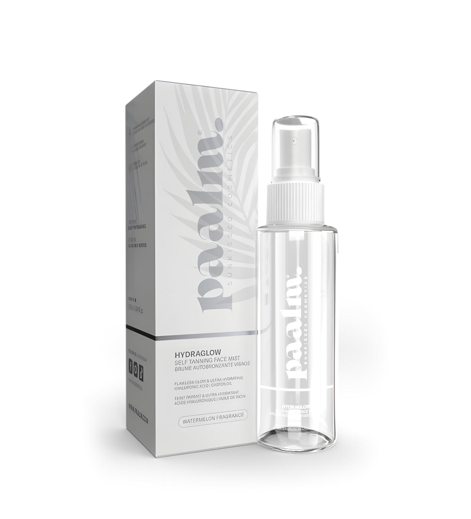 Paalm | HydraGlow Natural Self Tanning - Glowy Complexion Progressive Tan Deep Moisturizing Natural DHA Quick Dry 100ml - Buy Online on GoSupps.com