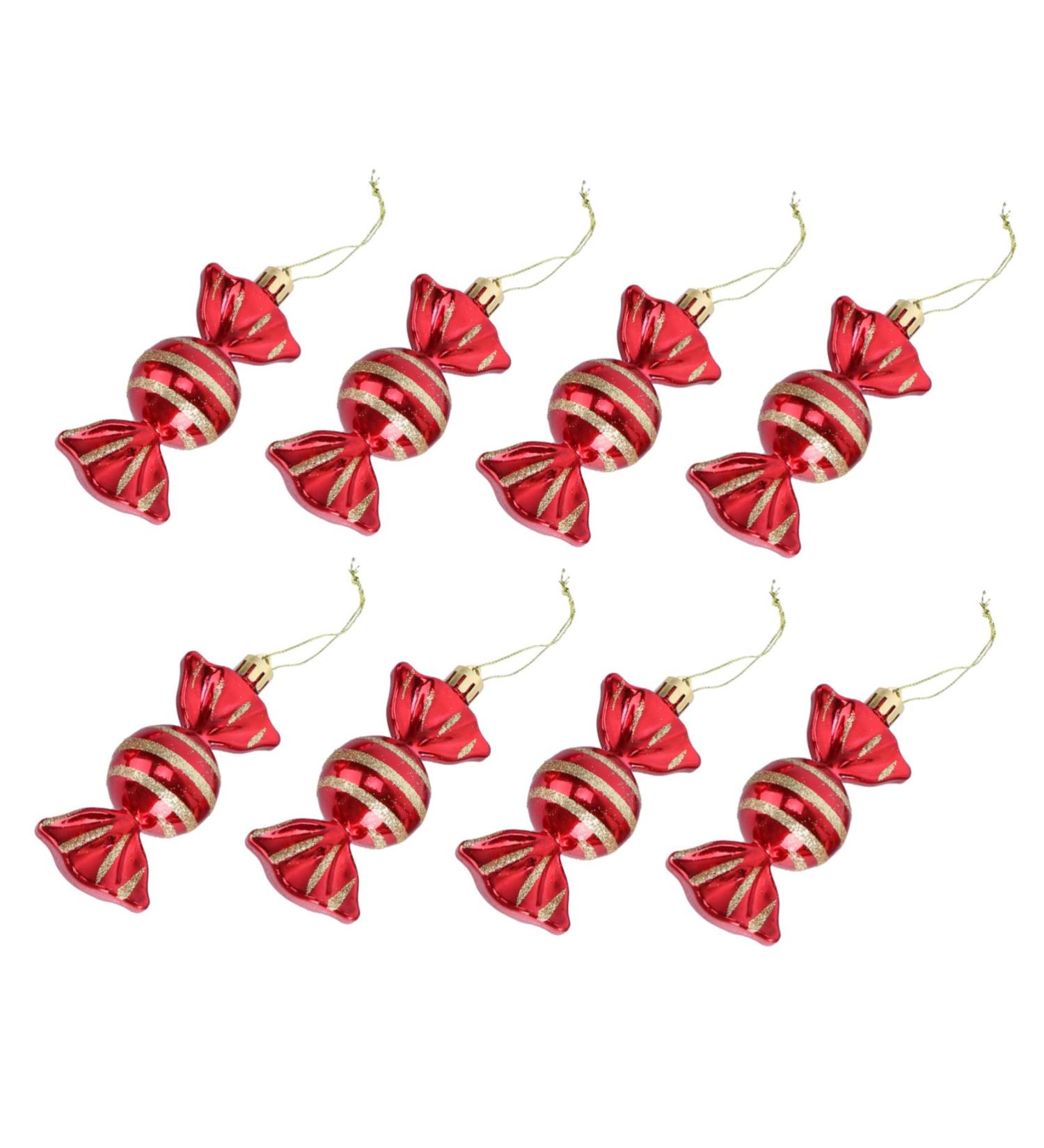 Zerodeko 8pcs Candy Pendant Xmas Candy Holiday Tree Ornament Christmas Hanging Pendant Stuffing Child Mint - Buy Online on GoSupps.com