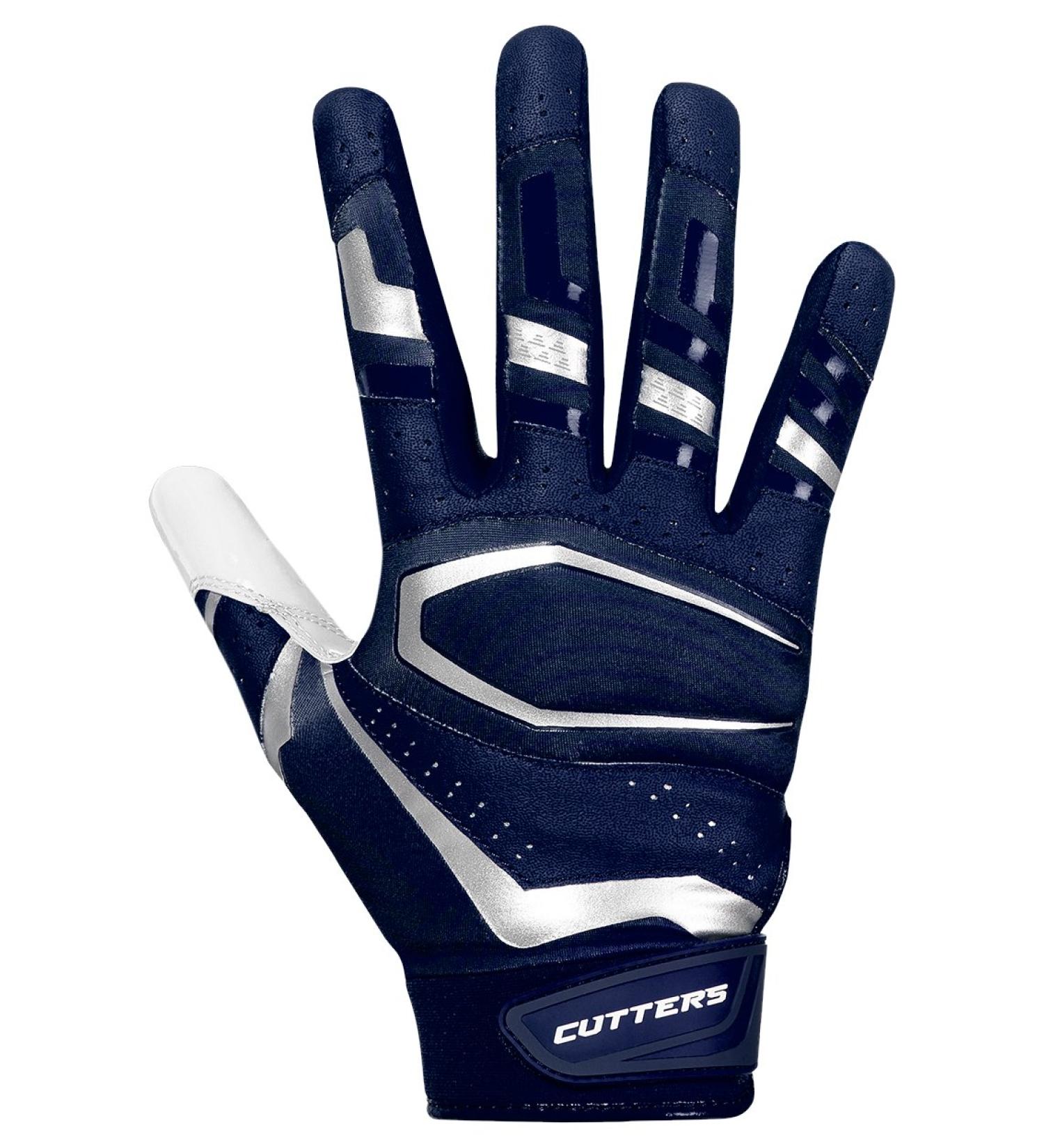 Cutters Rev Pro Durability Adult XX-Large Football Gloves - Navy/White for International Shipping - Buy Online on GoSupps.com