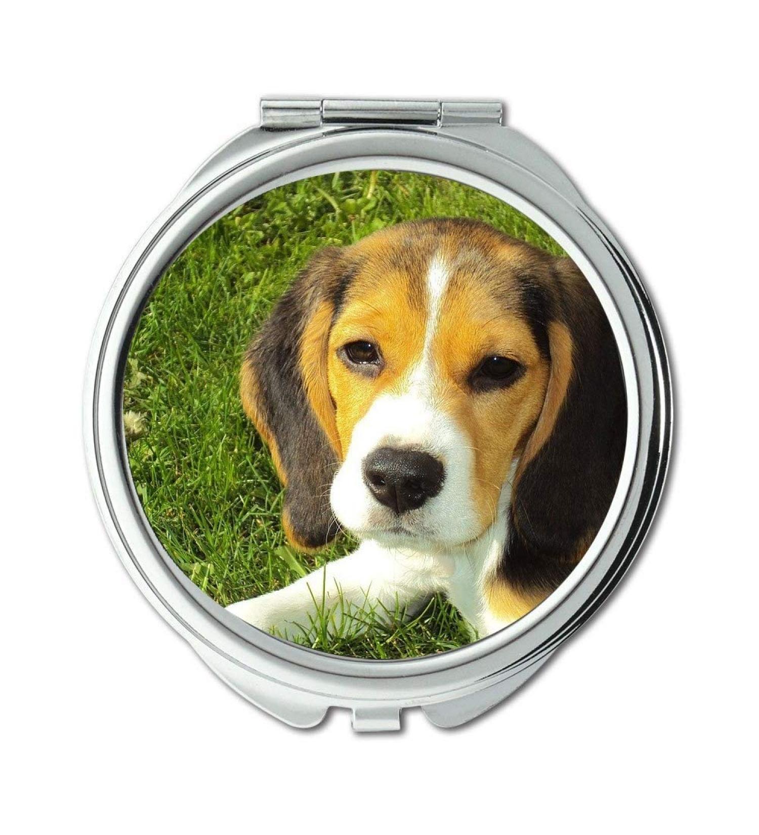Mirror makeup mirror Beagle Puppy Beagle Hound Dog Canine Purebred Pocket Mirror portable mirror - Buy Online on GoSupps.com