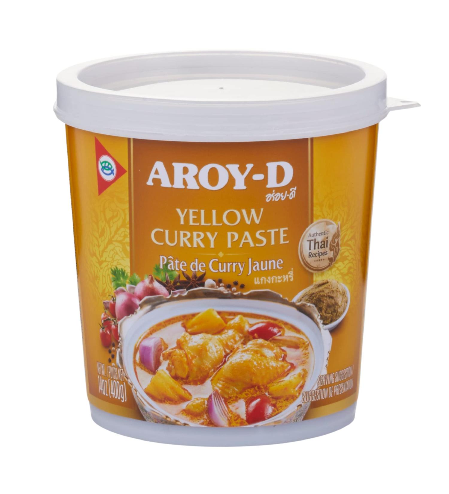 Aroy-D Gelbe Curry Paste 400g - Authentic Thai Flavors | Shop Now - Buy Online on GoSupps.com