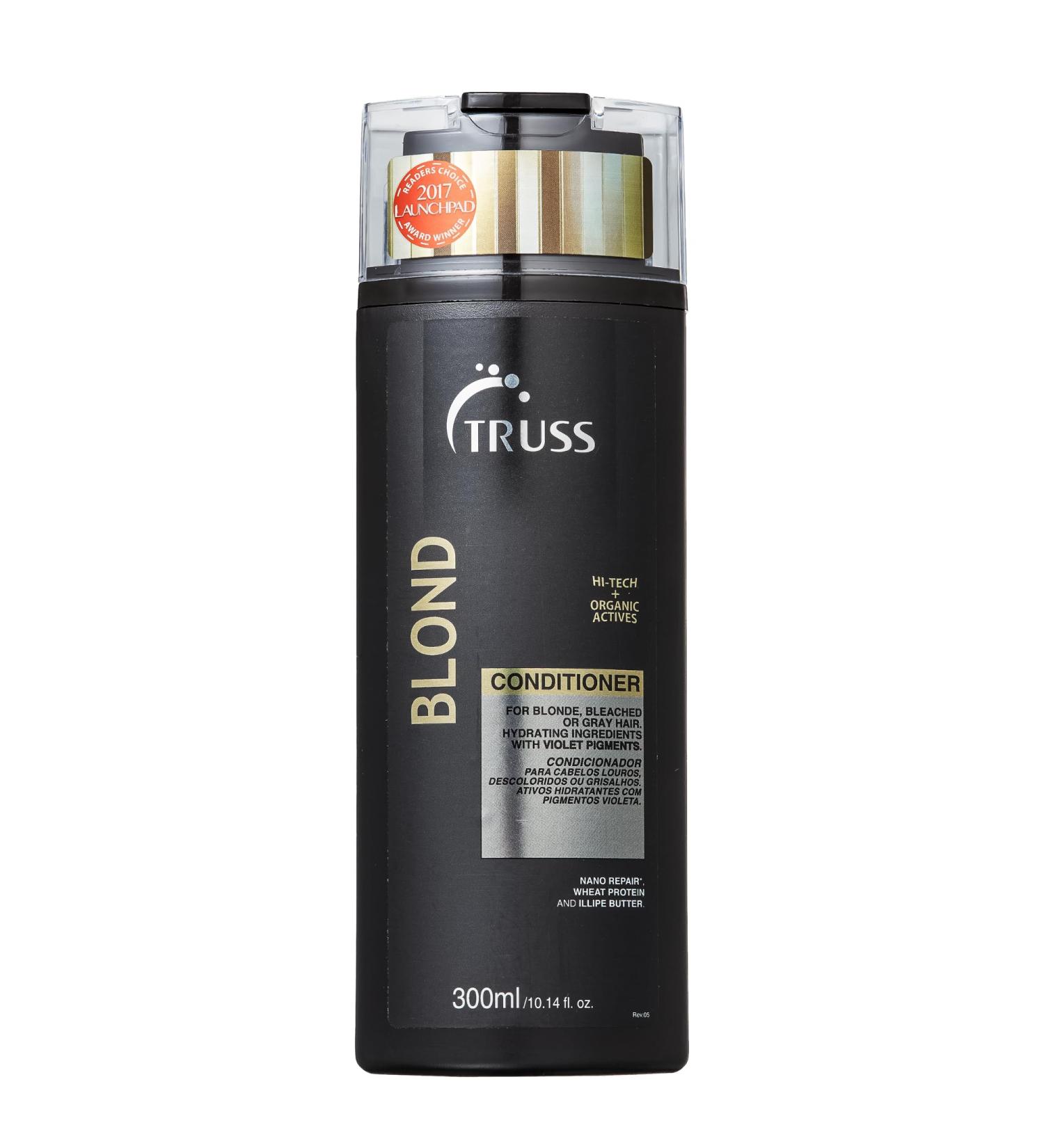 Truss Blond Conditioner - Violet Purple Conditioner for Blonde Bleached & Gray Hair | Color Protection & Hydration | Neutralizes Brassiness | 10.14 Fl Oz - Buy Online on GoSupps.com