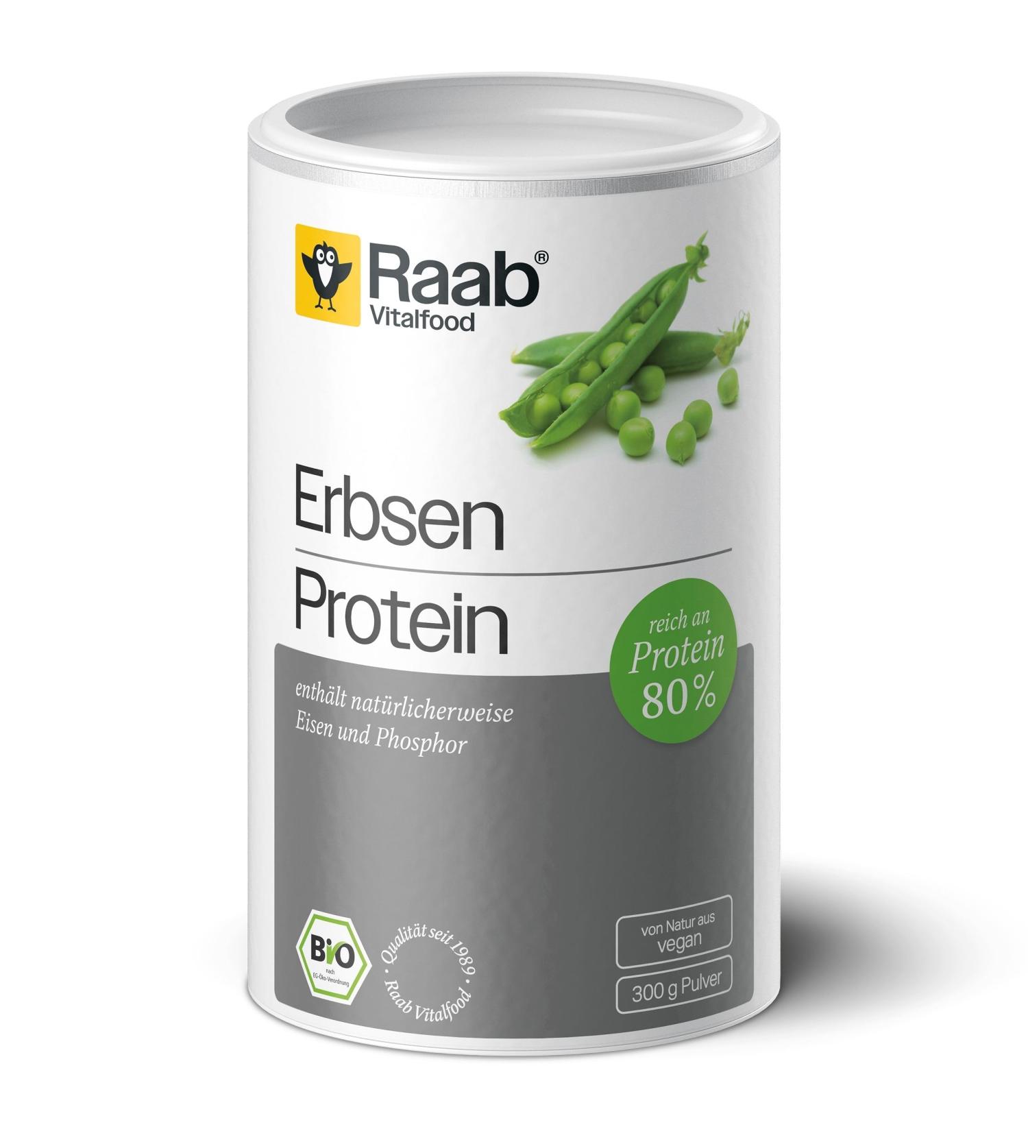 Organic Pea Protein Powder 300g - 80% Vegan Protein Rich in Iron & Essential Amino Acids | International Shipping Available - Buy Online on GoSupps.com