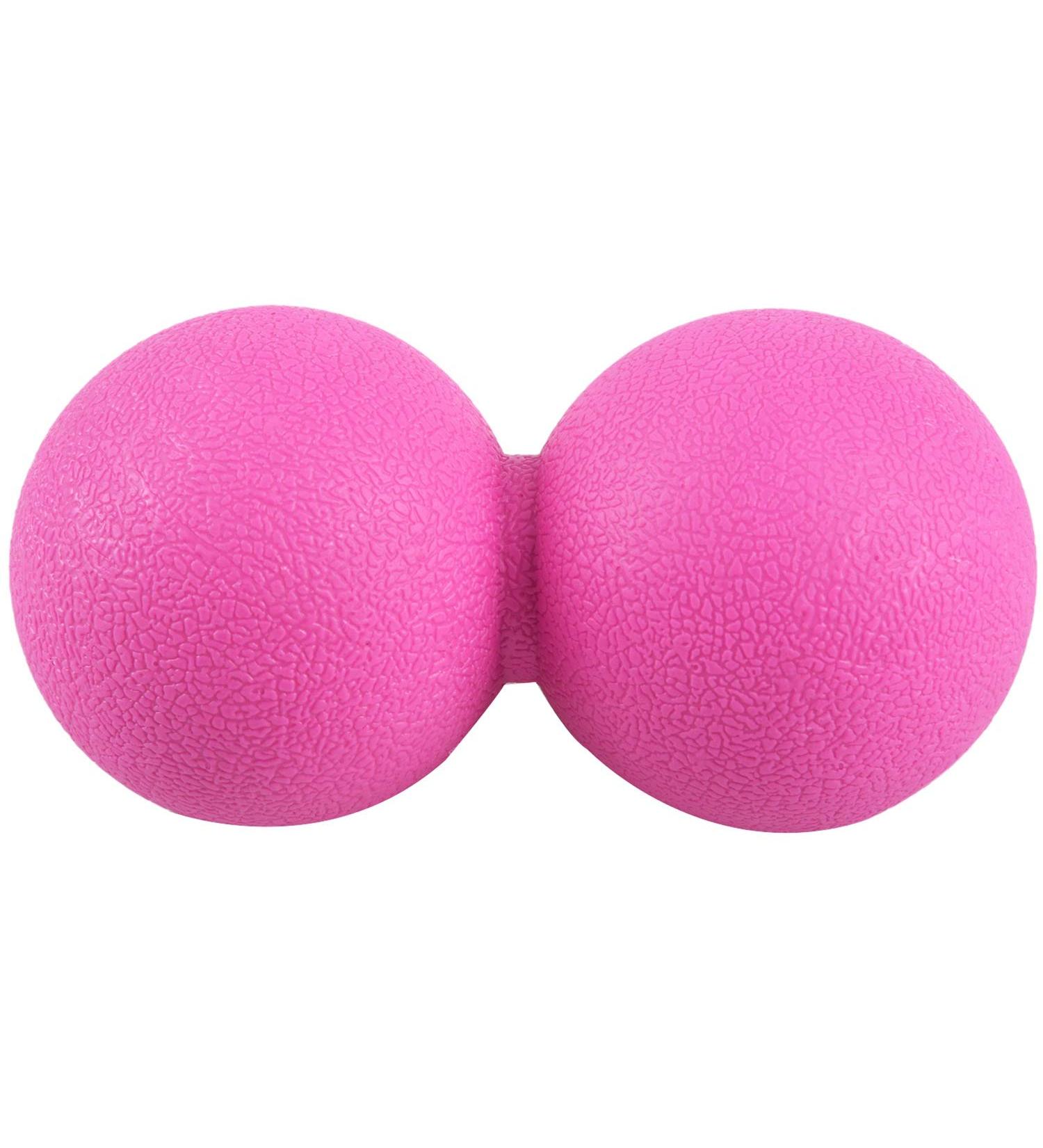 Pyugxab TPE Gym Fitness Ball Portable Massage Ball for Stress Relief & Improved Blood Circulation | Pink Therapy Exercise Ball - Buy Online on GoSupps.com