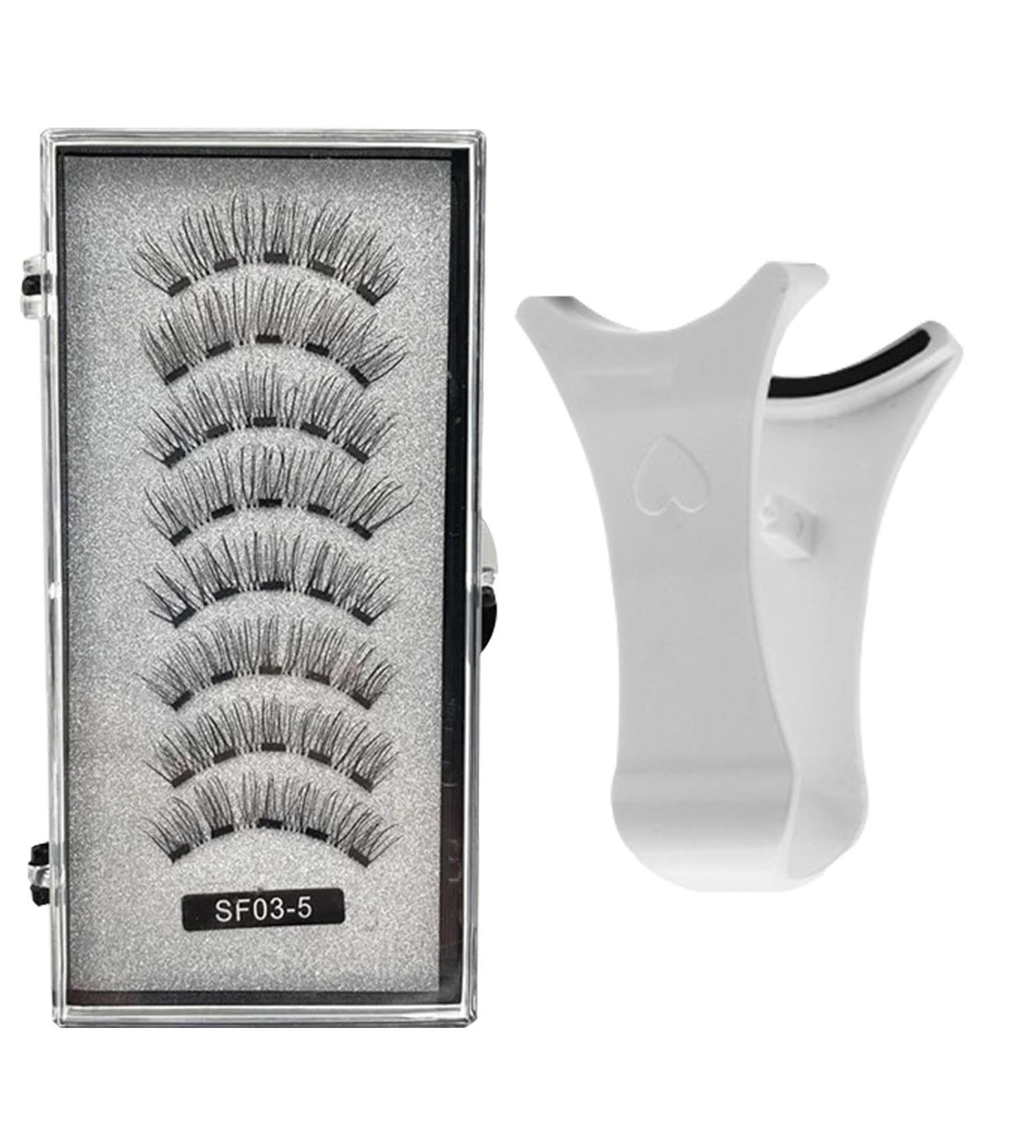 Magnetic Lashes | Fake Eyelashes Natural Natural Magnetic Eyelashes 2 Pairs Comfortable And Reusable False Lashes No Glue Needed - Buy Online on GoSupps.com