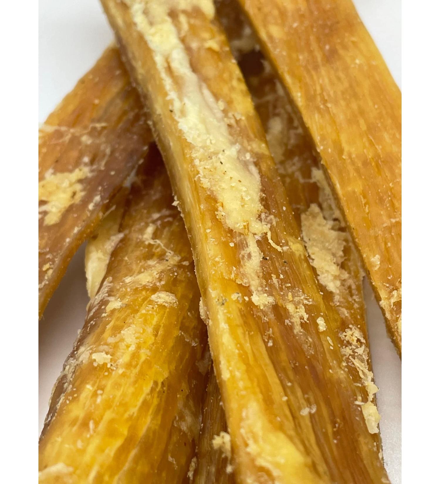 Bullsters Dog Treats Bones Chews All Natural 1 Ingredient with No Additives No Preservatives Steroid Free for Small Medium Large Dogs Beef Backstrap Approx 7" Pack of 5 - Buy Online on GoSupps.com