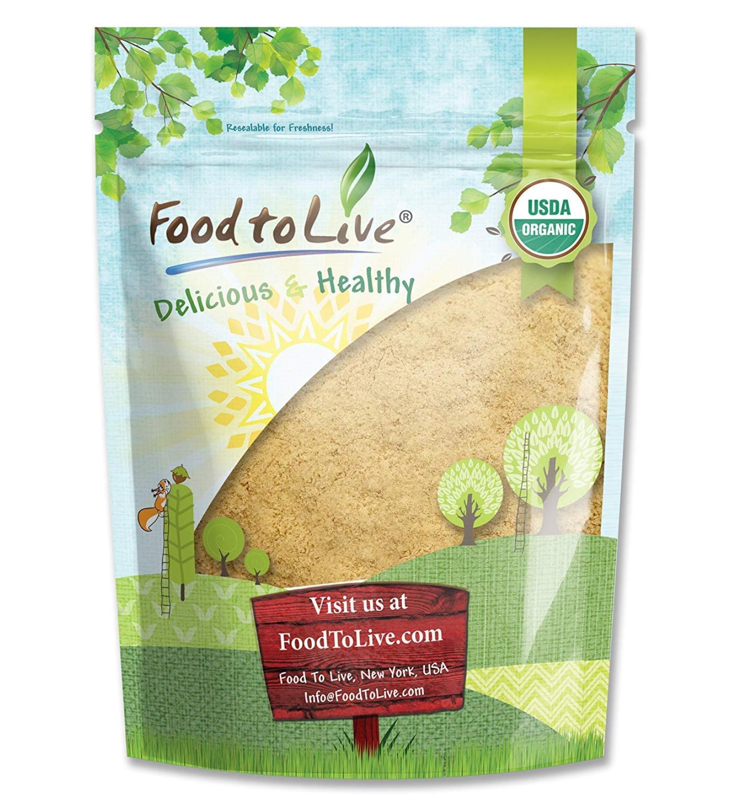 Organic Yellow Maca Powder 4oz - Non-GMO | Kosher Raw Maca Root Flour - Vegan Bulk 0.25lb - Buy Online on GoSupps.com