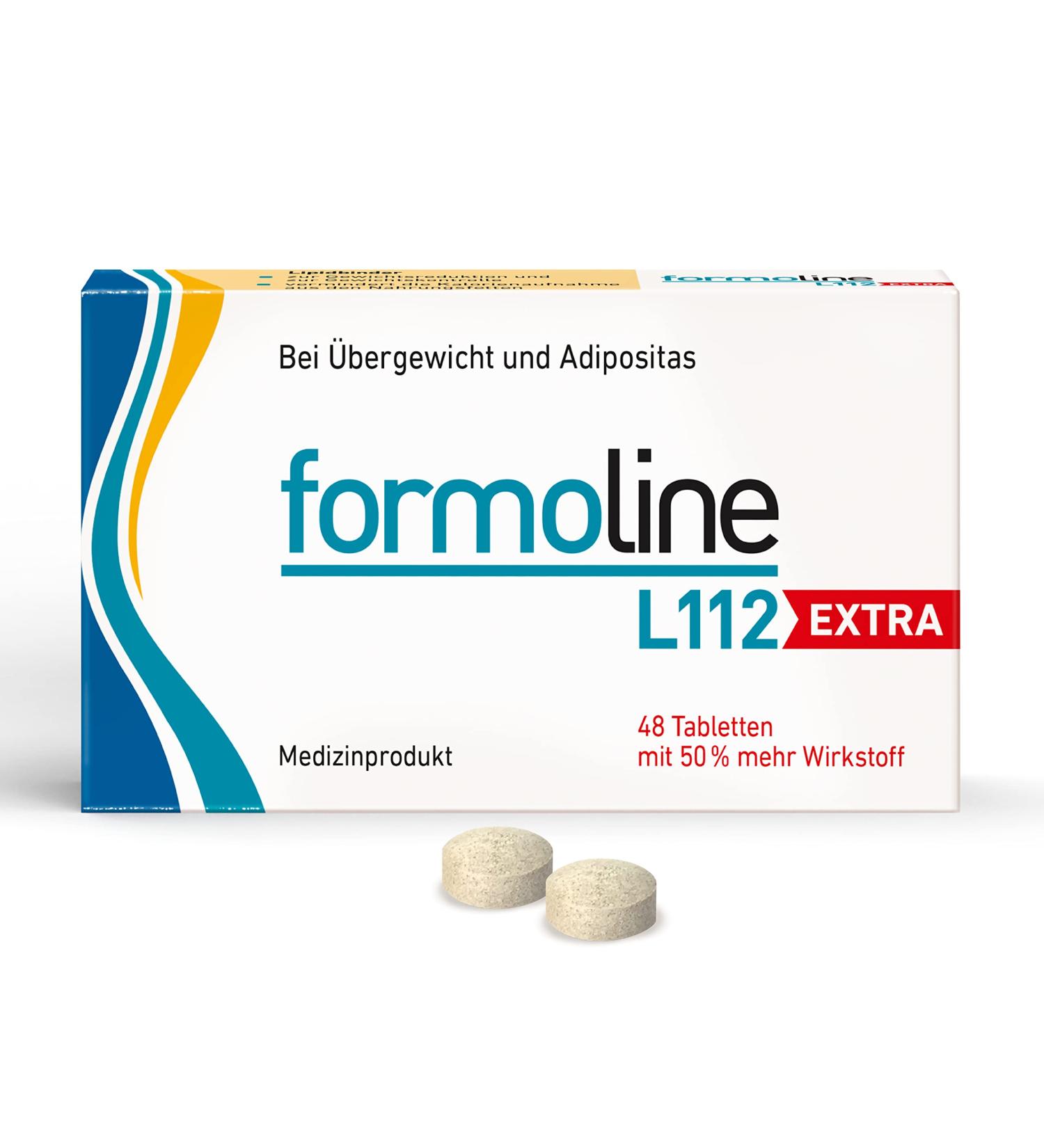 Formoline L112 Extra | Extra Strong Calorie Magnet for Weight Loss | 2x48 Tablets Set | Unique Active Ballast Fuel L112 | German Quality | Natural Ingredients - Buy Online on GoSupps.com