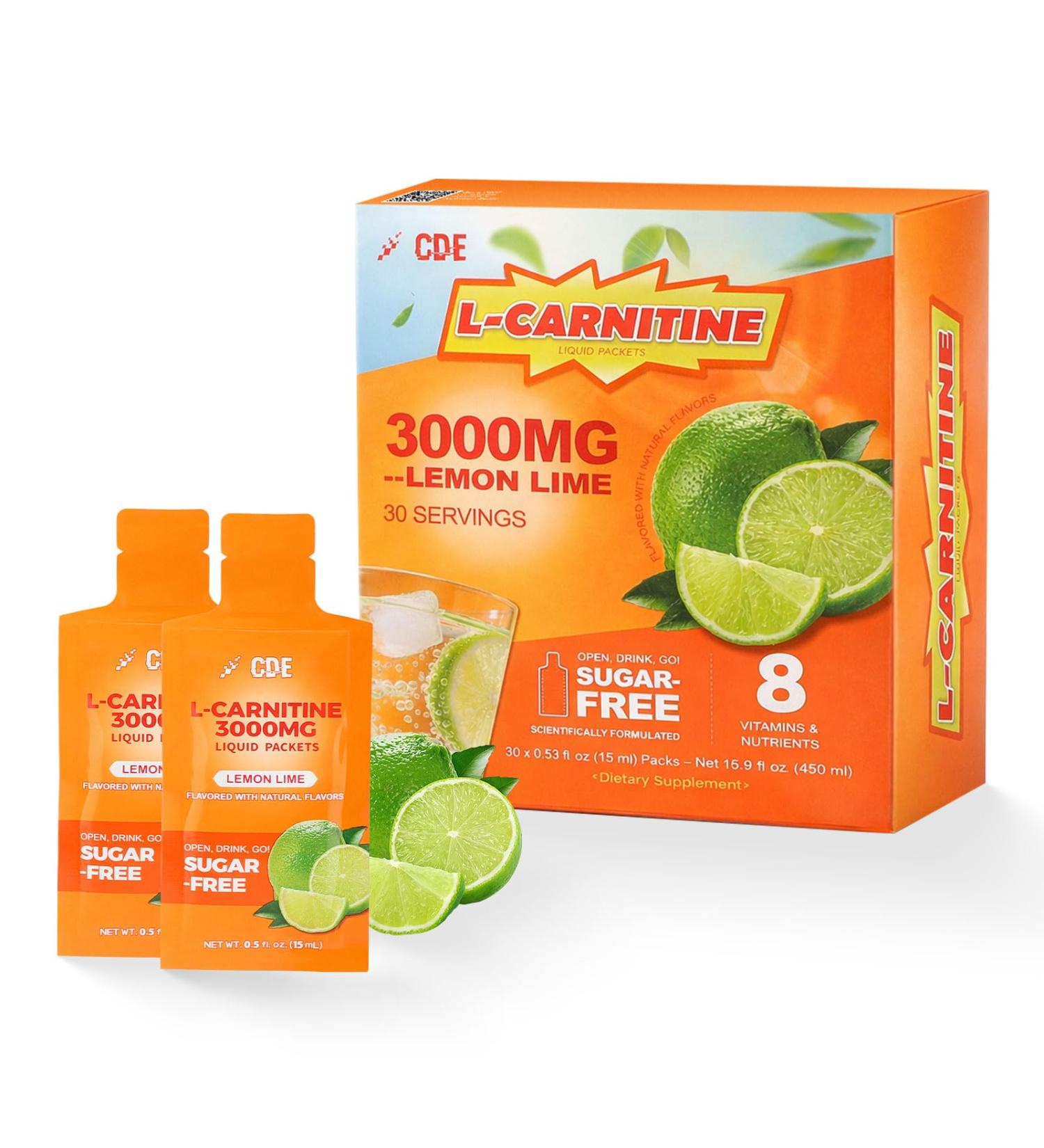 L-Carnitine Liquid Supplement with l carnitine 3000 and l carnitine Pre-Workout Formula with Green Tea Taurine & Electrolytes for Active Performance (30 Sachets) - Buy Online on GoSupps.com