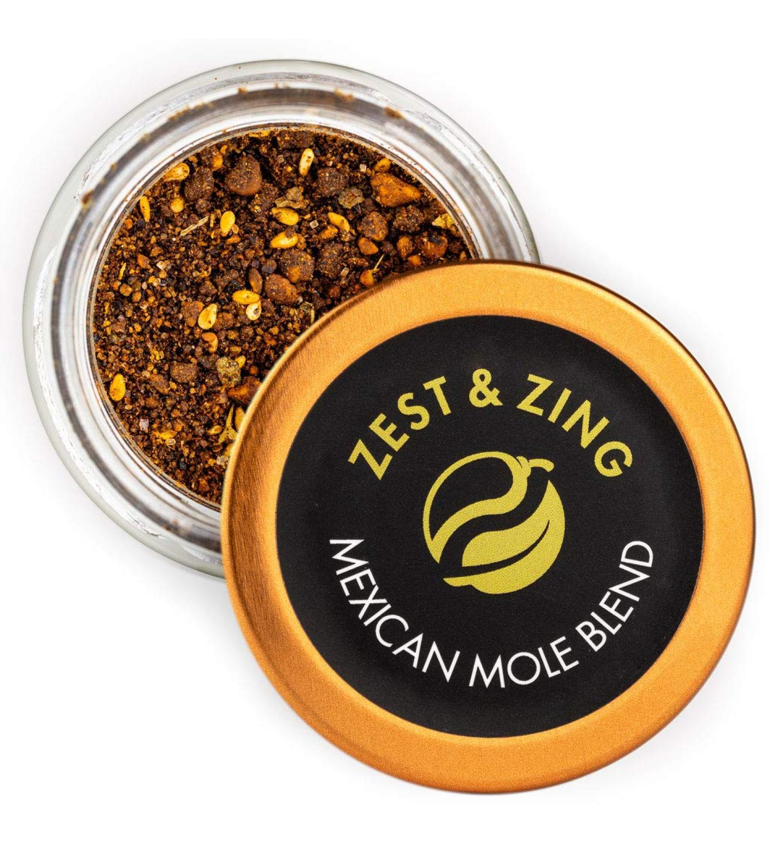 ZEST & ZING Mexican Mole Blend (Coarse) 30g Spice Jar - Premium Blend for Authentic Flavors - Buy Online on GoSupps.com