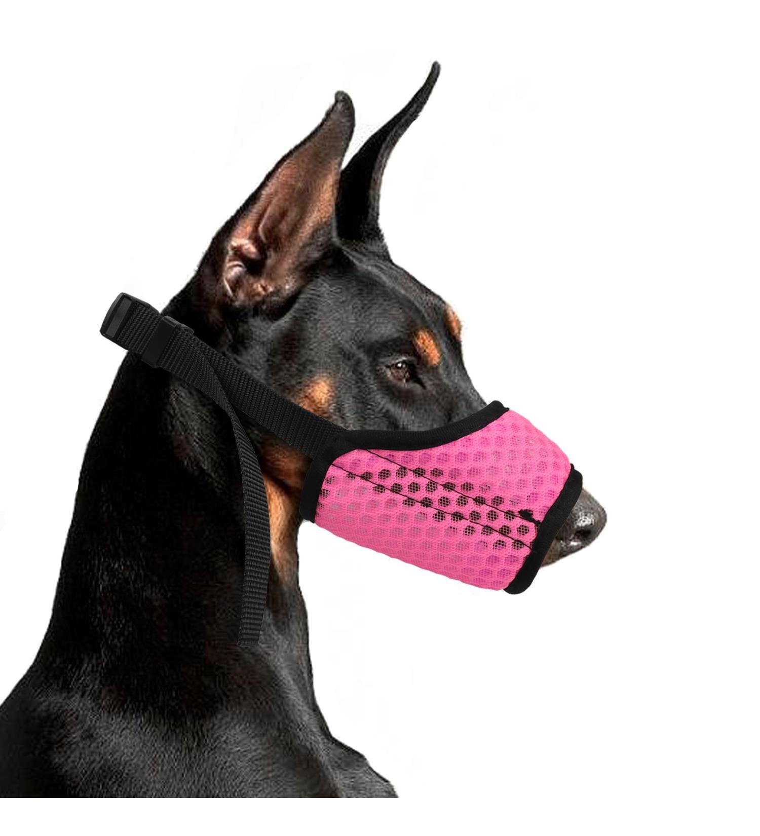 Yaodhaod Breathable Dog Muzzle - Anti-Bite Anti-Chew with Rounded Mesh Loop - Perfect for Small to Large Dogs - Buy Online on GoSupps.com