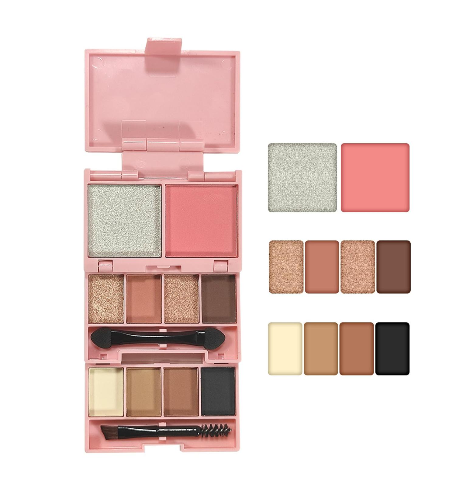 PCC PTYXIS Eyeshadow Palette Combination Eyeshadow for Eye Highlighting Powder Shiny and Longlasting Natural and Colorful Foldable Portable Eyeshadow Palette 1 15 g 1 15 g Confezione da 1 - Buy Online on GoSupps.com