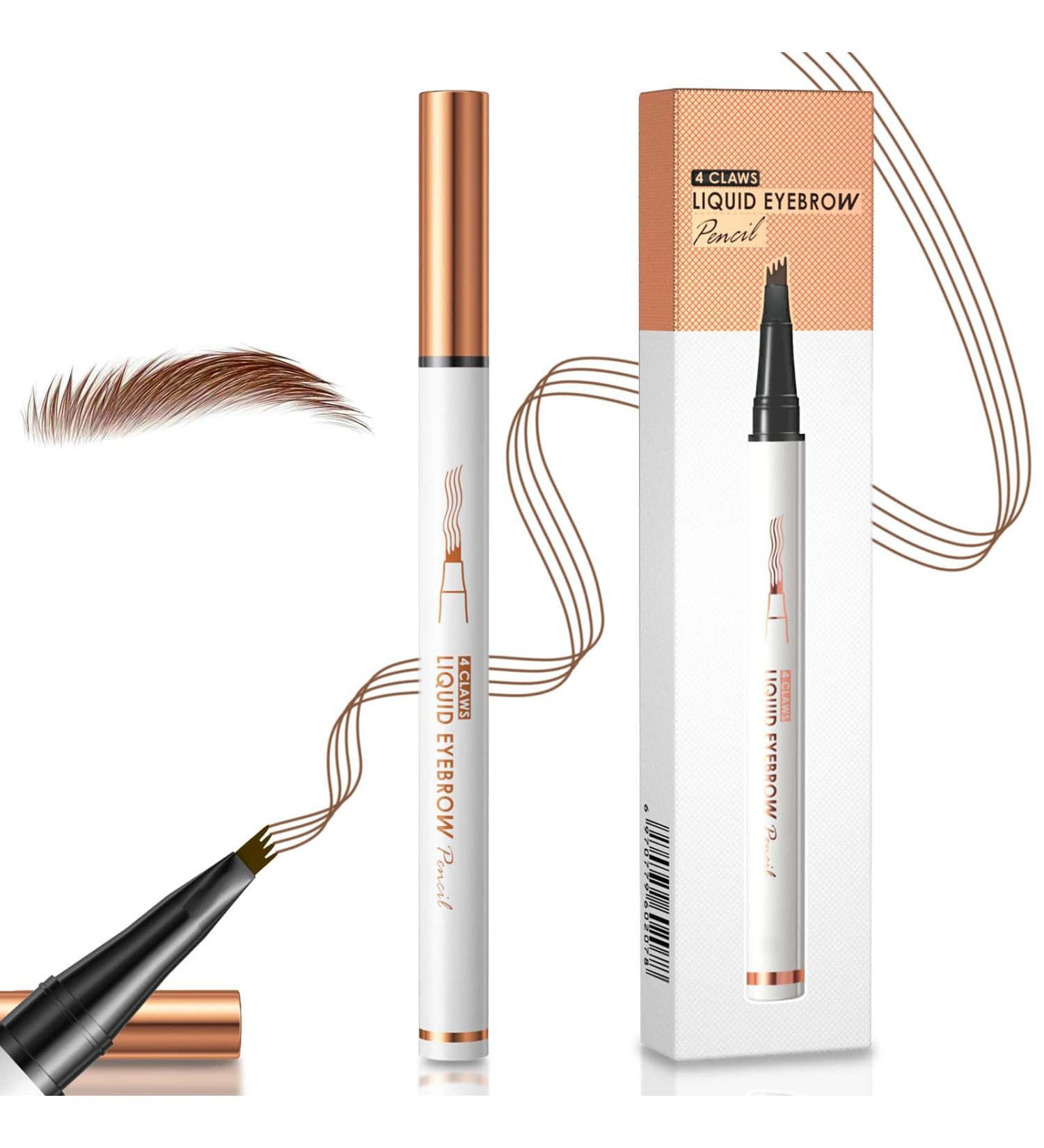 Waterproof Eyebrow Pencil - Long-lasting & Fast-Drying Liquid Pencil for Effortless Natural Shape in Light Brown - Buy Online on GoSupps.com