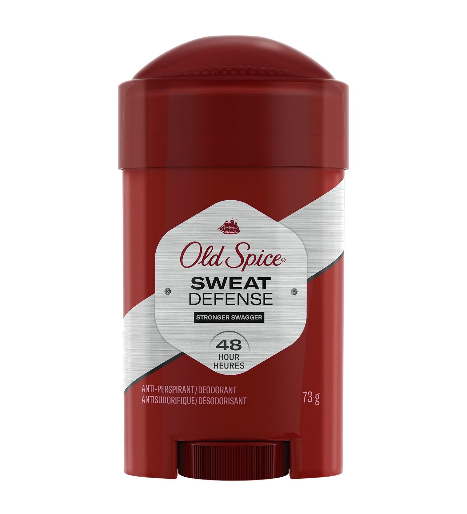 Old Spice Sweat Defense Anti-Perspirant Deodorant for Men - 48 Hour Stronger Swagger | 73g - International Shipping Available - Buy Online on GoSupps.com