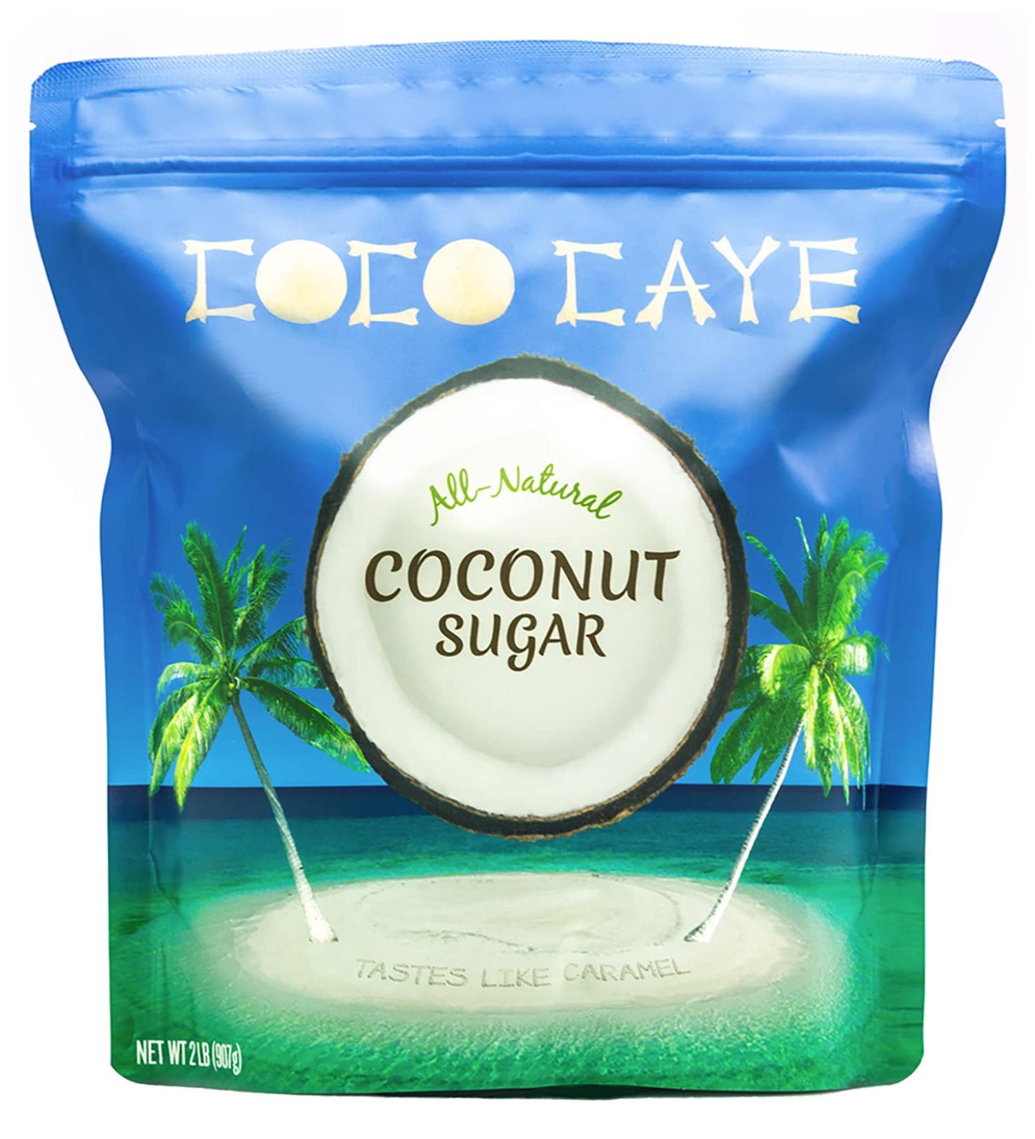 Coco Caye Coconut Sugar - Vegan, Paleo, Gluten-Free, Fine Granulated & Carmelized - Buy Online on GoSupps.com