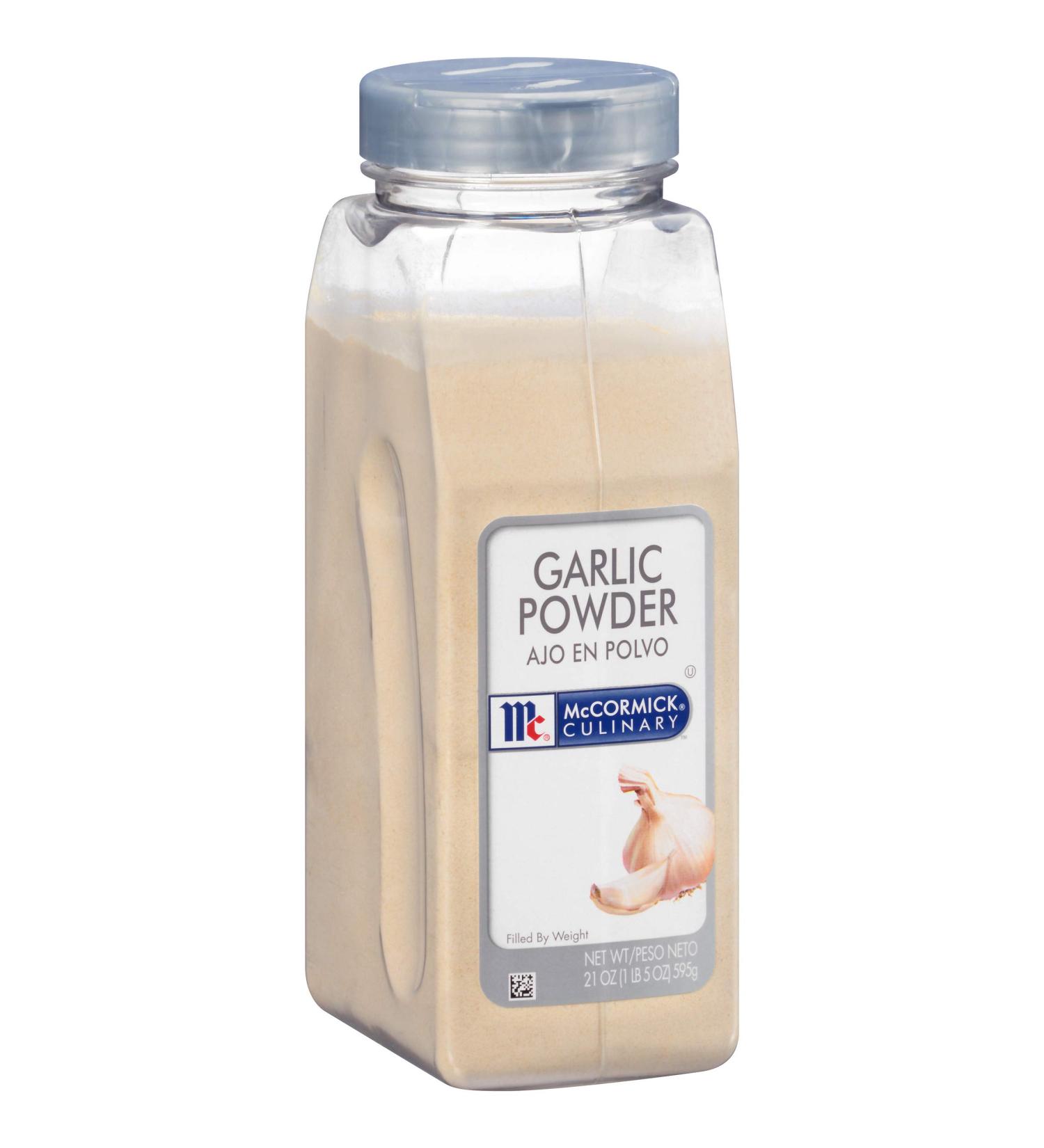 Mccormick Culinary Garlic Powder 21 oz - Premium Grade Seasoning for Flavorful Recipes - 1.3 Pound Container - Buy Online on GoSupps.com