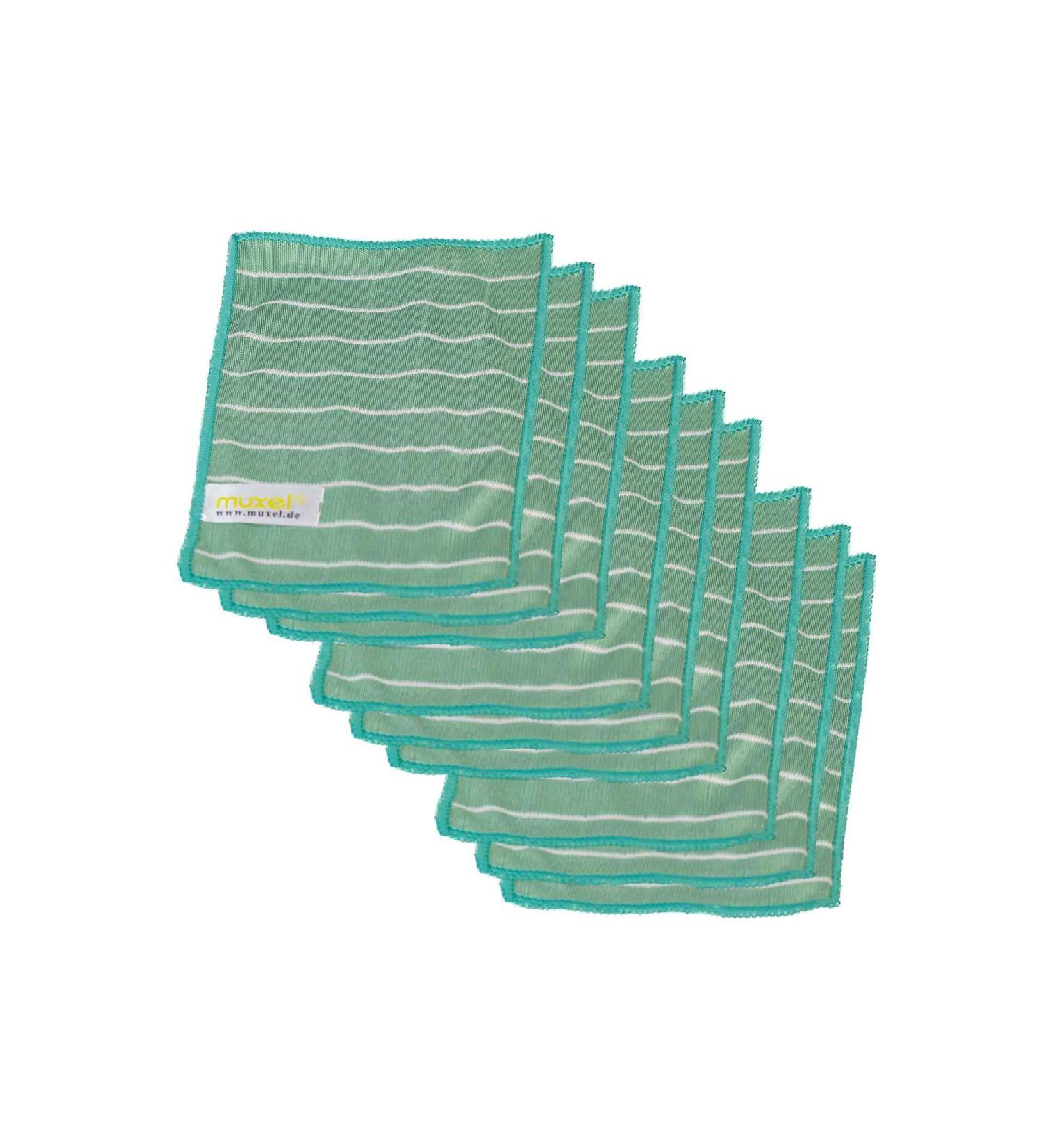 Muxel Microfiber Cleaning Cloths - 9 Bamboo Cloths for Glasses & Mobile Phones - Eco-Friendly Lens Wipes - Buy Online on GoSupps.com
