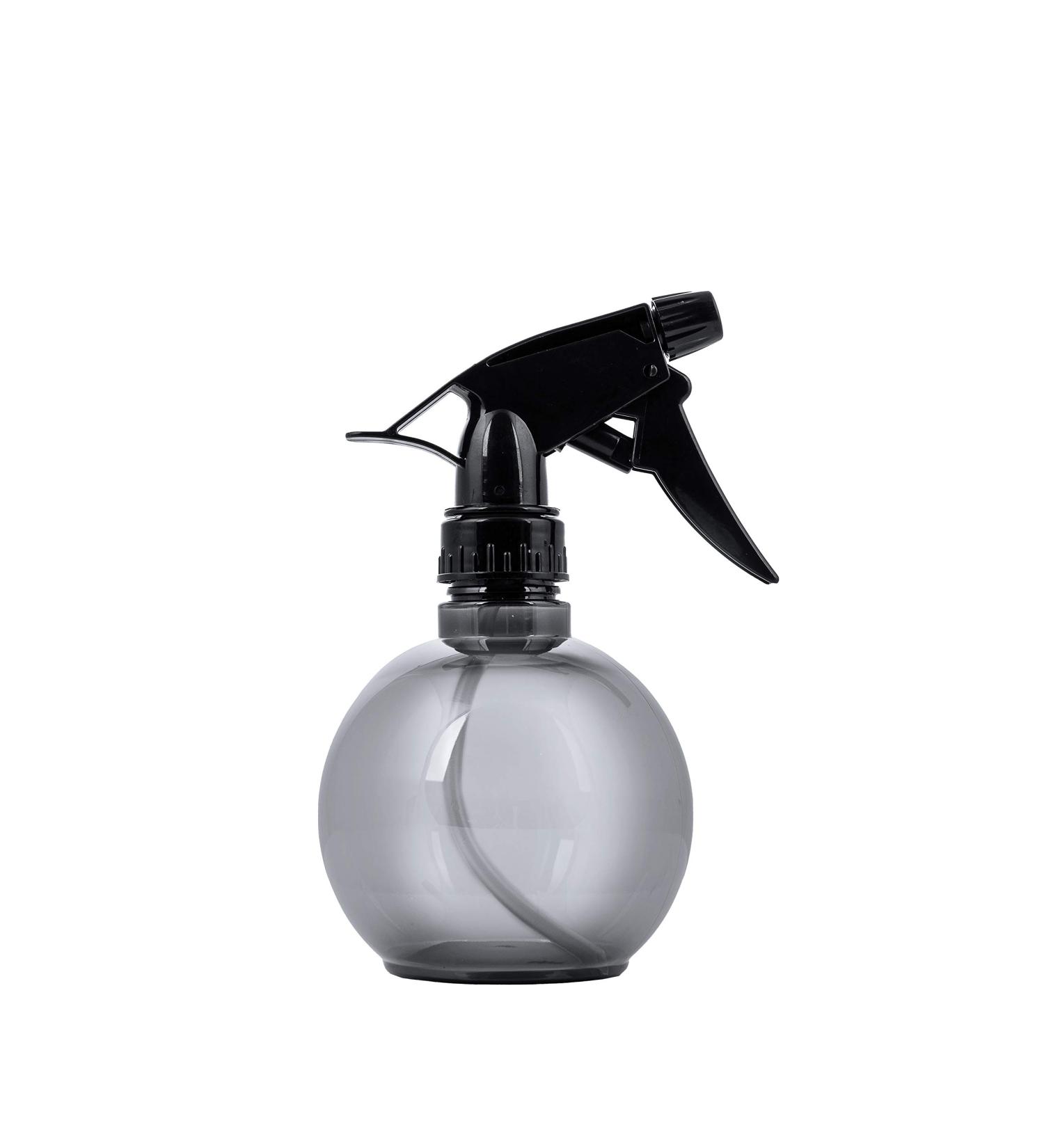 Ponik's Hairdresser Spray Bottle Ball Water Spray Bottle Water Sprayer Hairdressing Supplies Water Atomizer Black 300 ml