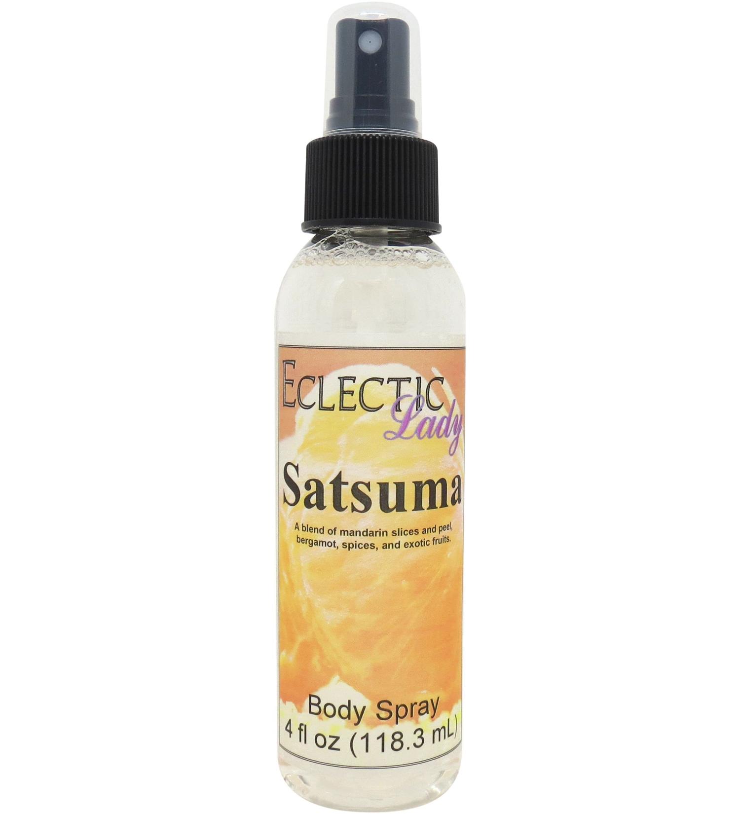Satsuma Body Spray (Double Strength) 4 ounces Body Mist for Women with Clean Light & Gentle Fragrance Long Lasting Perfume with Comforting Scent for Men & Women Cologne with Soft Subtle Aroma 4 Fl Oz (Pack of 1) - Buy Online on GoSupps.com