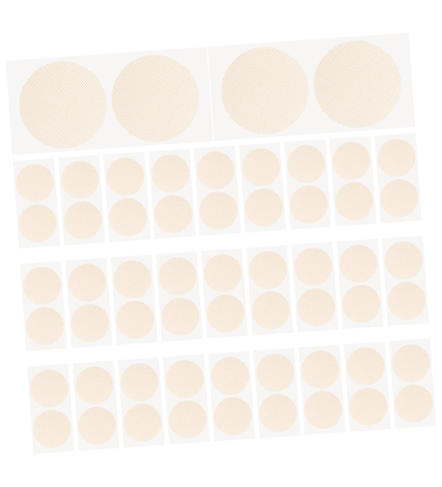 Foytoki Men's Nipple Stickers - 50 Pairs Invisible Breathable Covers for Running & Sports - Nipple Shields 3.5x3.5cm - Buy Online on GoSupps.com