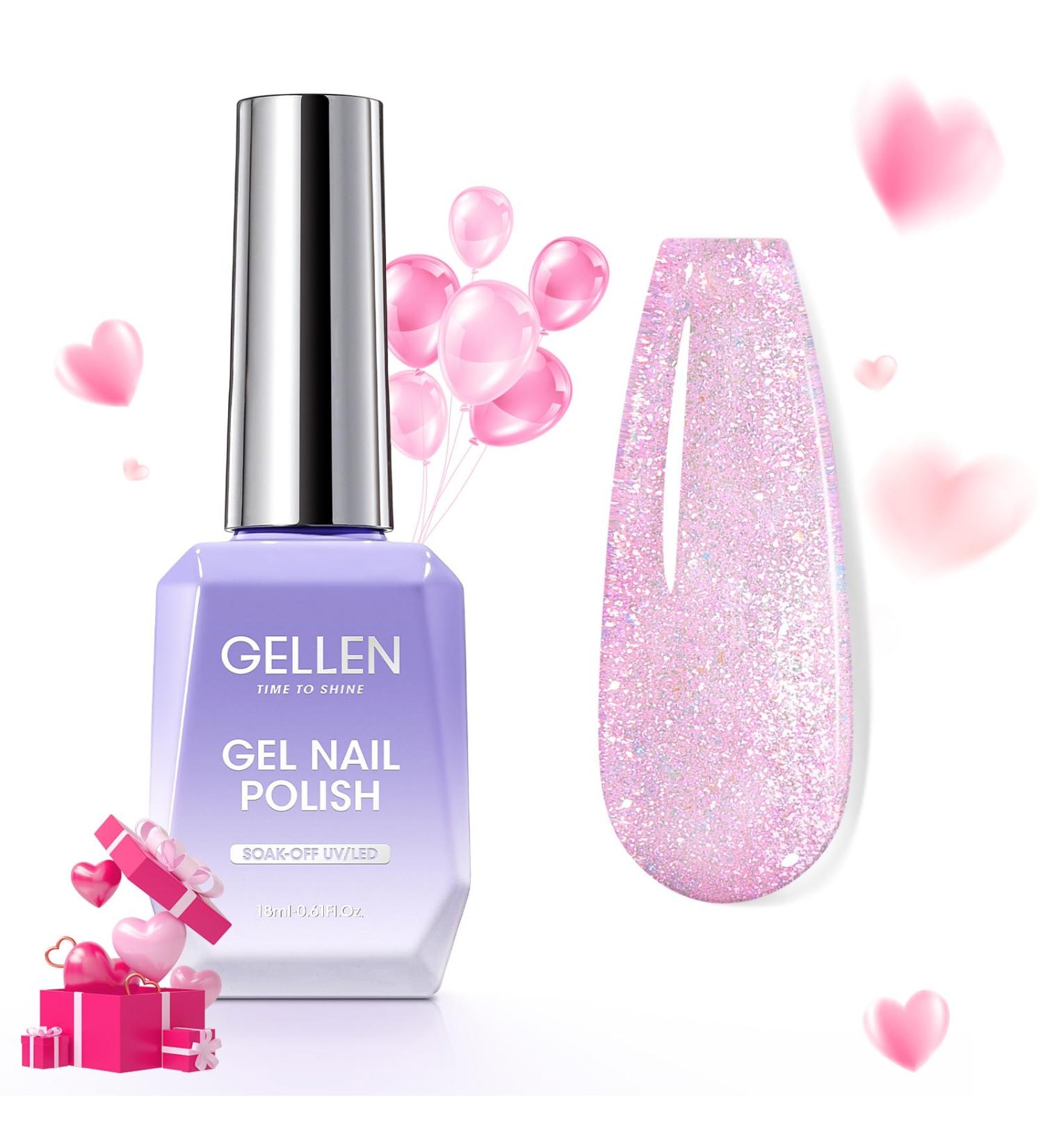 Gellen Gel Nail Polish - Pearl Gel Nail Polish 813 Mermaid Shimmer Nail Polish UV Nail Gel 18ml Gel Polish Soak off Gel Nail Polish Manicure Set 0.61 fl oz - Buy Online on GoSupps.com