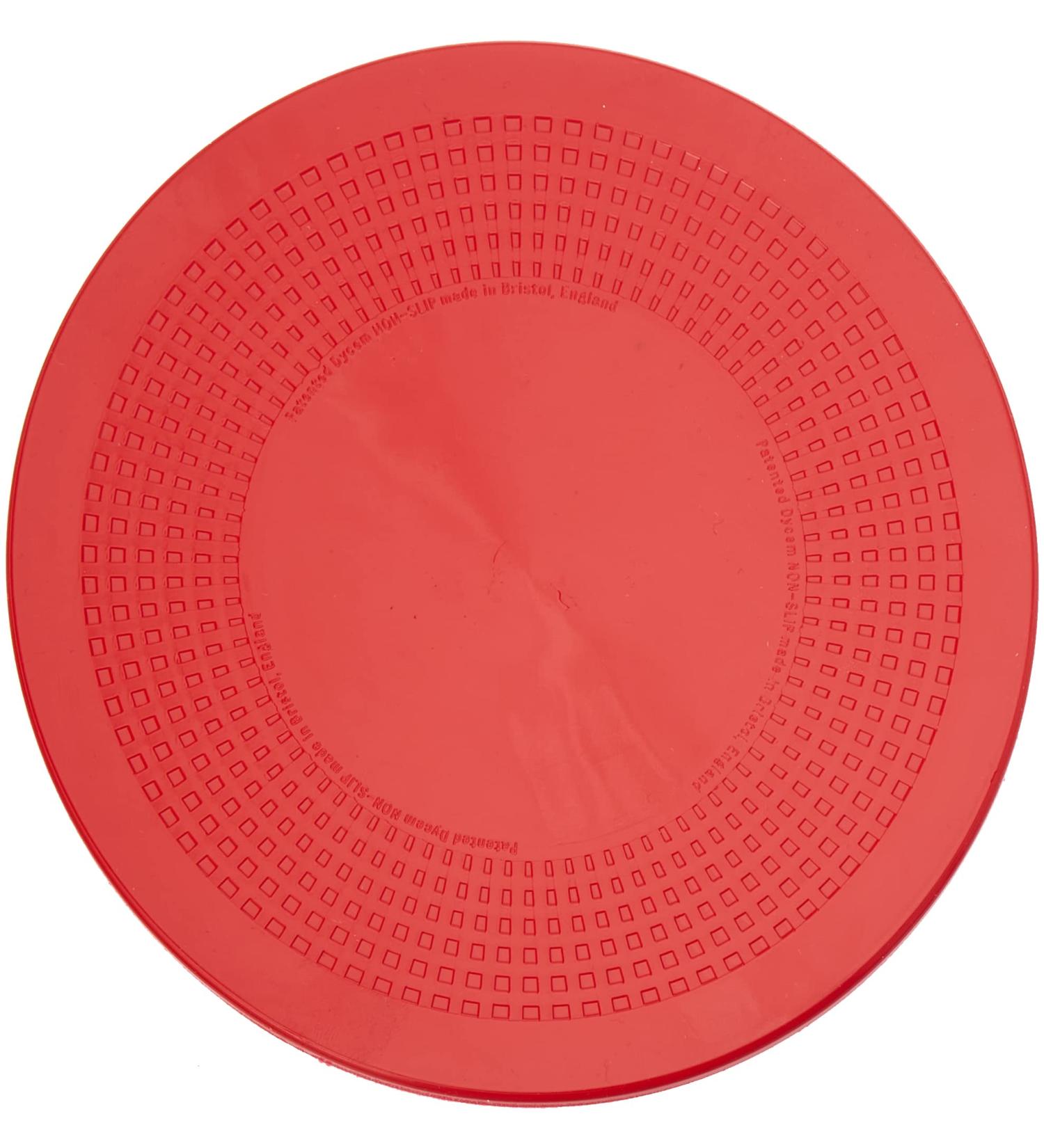 Dycem Round Non Slip Pad - Red, 14cm Diameter | Anti-Slip Grip for Stability - Buy Online on GoSupps.com