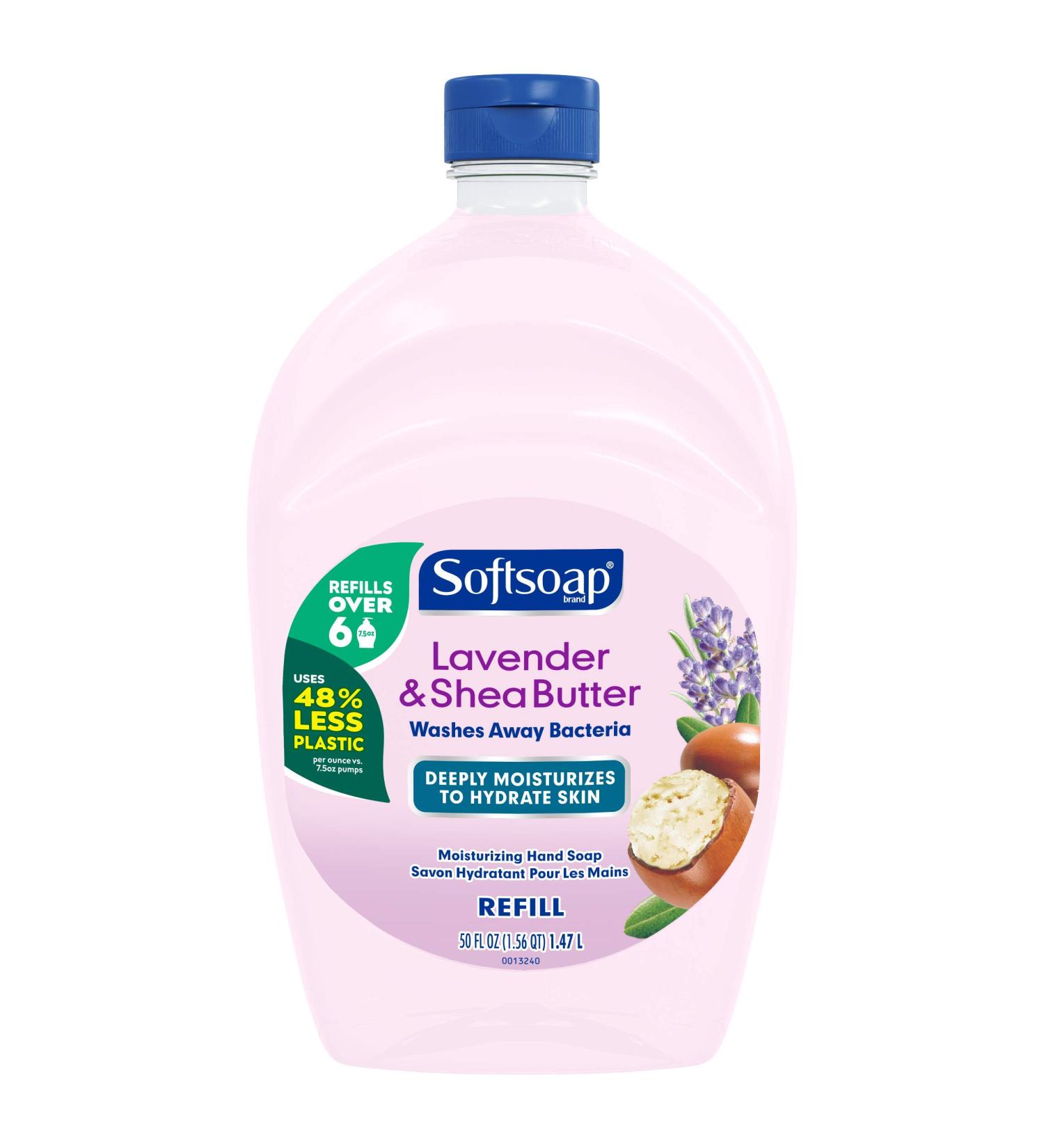 Softsoap Lavender & Shea Butter Hand Soap Refill - 50 Fl Oz (Pack of 1) - Buy Online on GoSupps.com