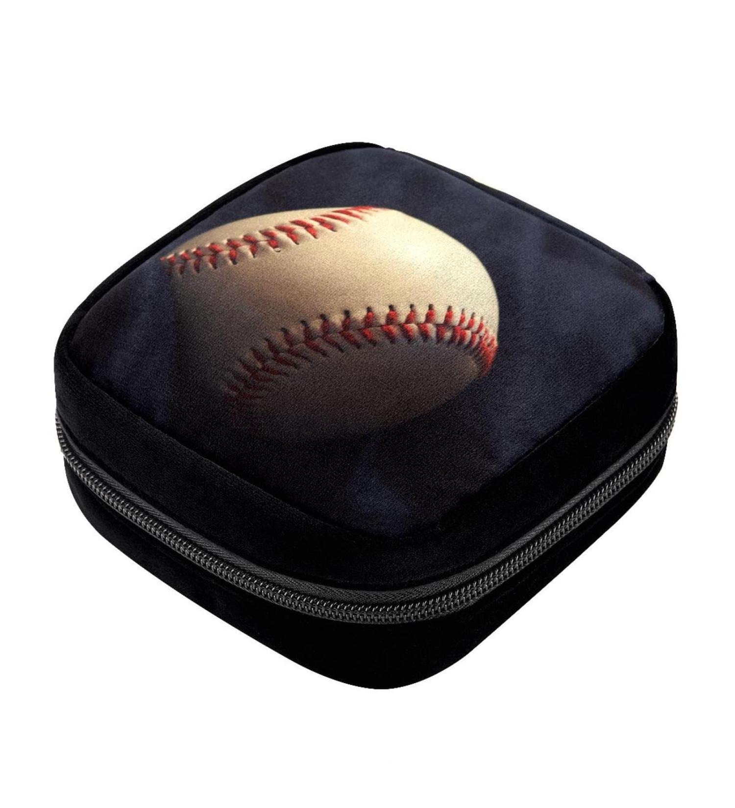 GIAPB Period Bag Sanitary Napkin Storage Bag Pad Holder for Period Makeup Pouch Vintage Baseball Pattern Color3610 - Buy Online on GoSupps.com