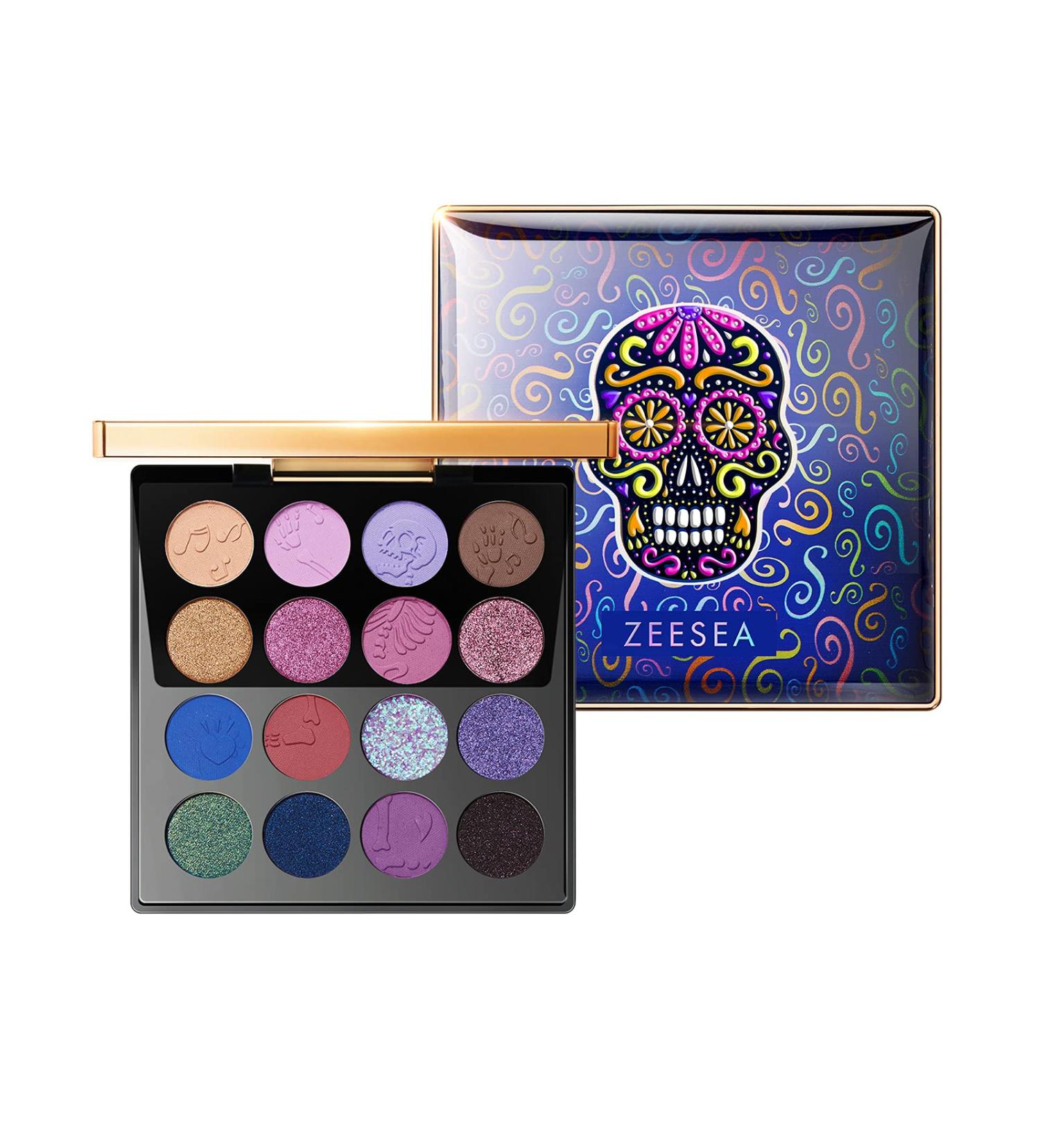ZEESEA Egypt Collection Eyeshadow Palette - 16 Colors (#09 Crystal Skull) - Buy Online on GoSupps.com